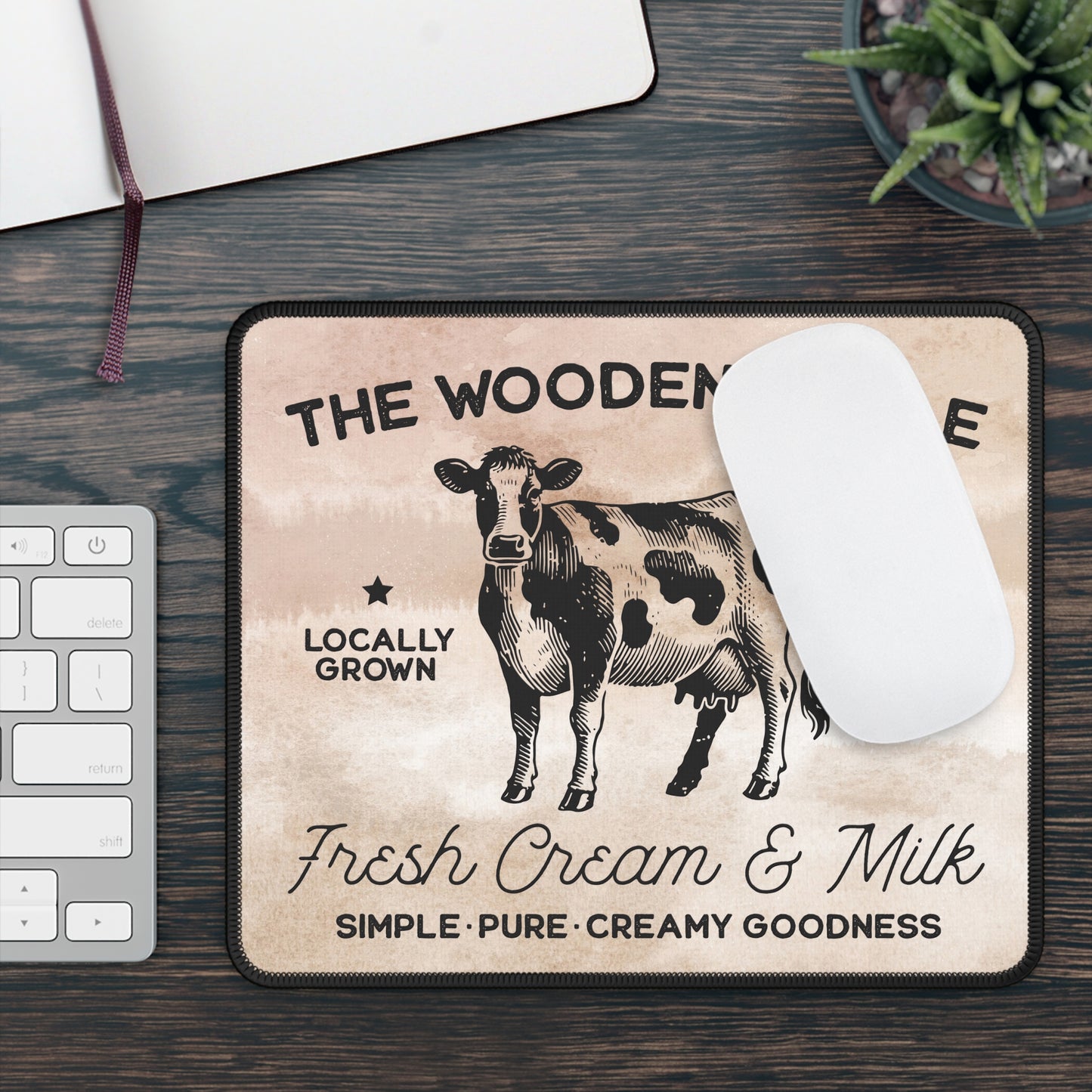The Wooden Ladle Mouse Pad – Stir Up Some Creamy Nostalgia 🐄