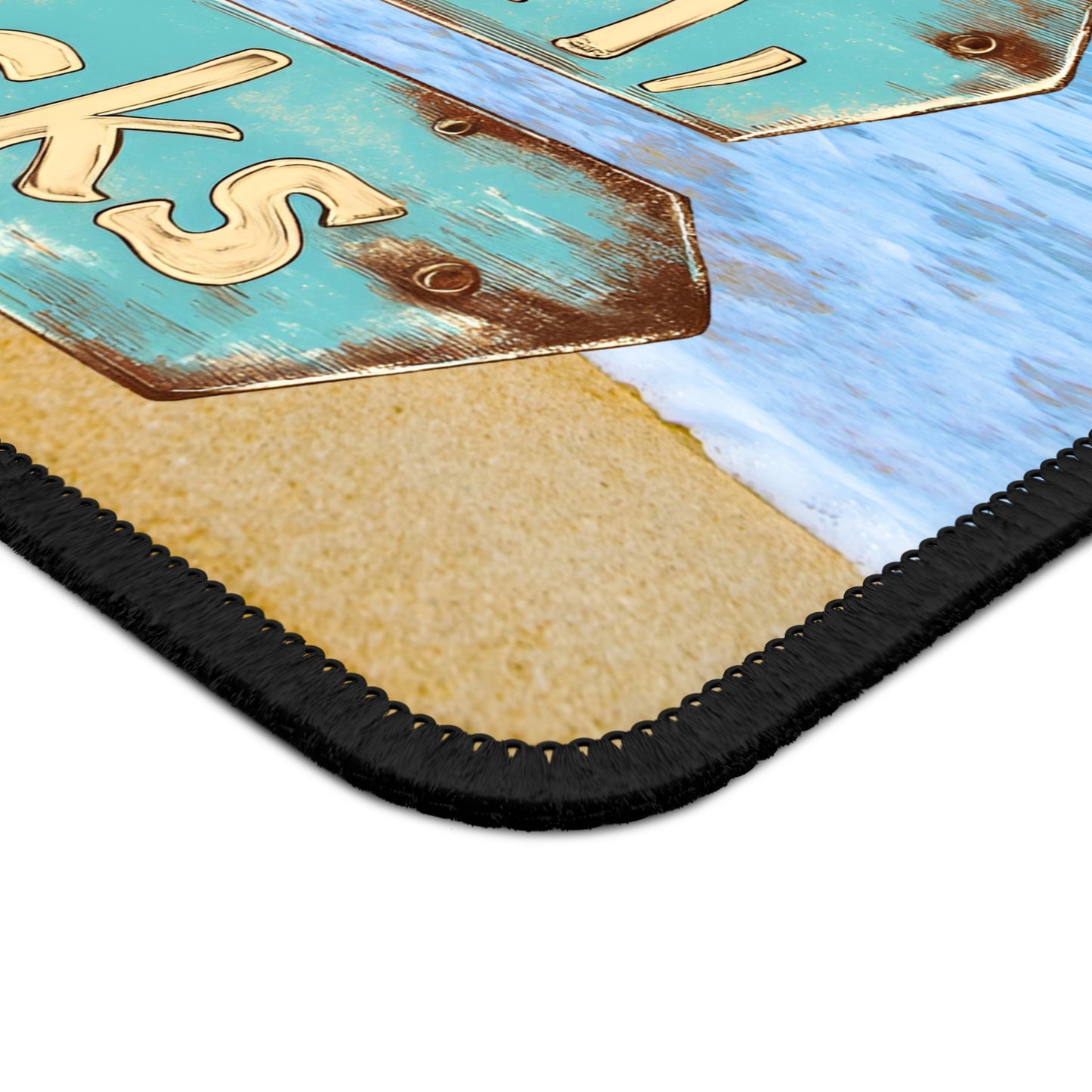 Sunshine, Surf, Snacks Mouse Pad – Your Desk’s New Happy Place