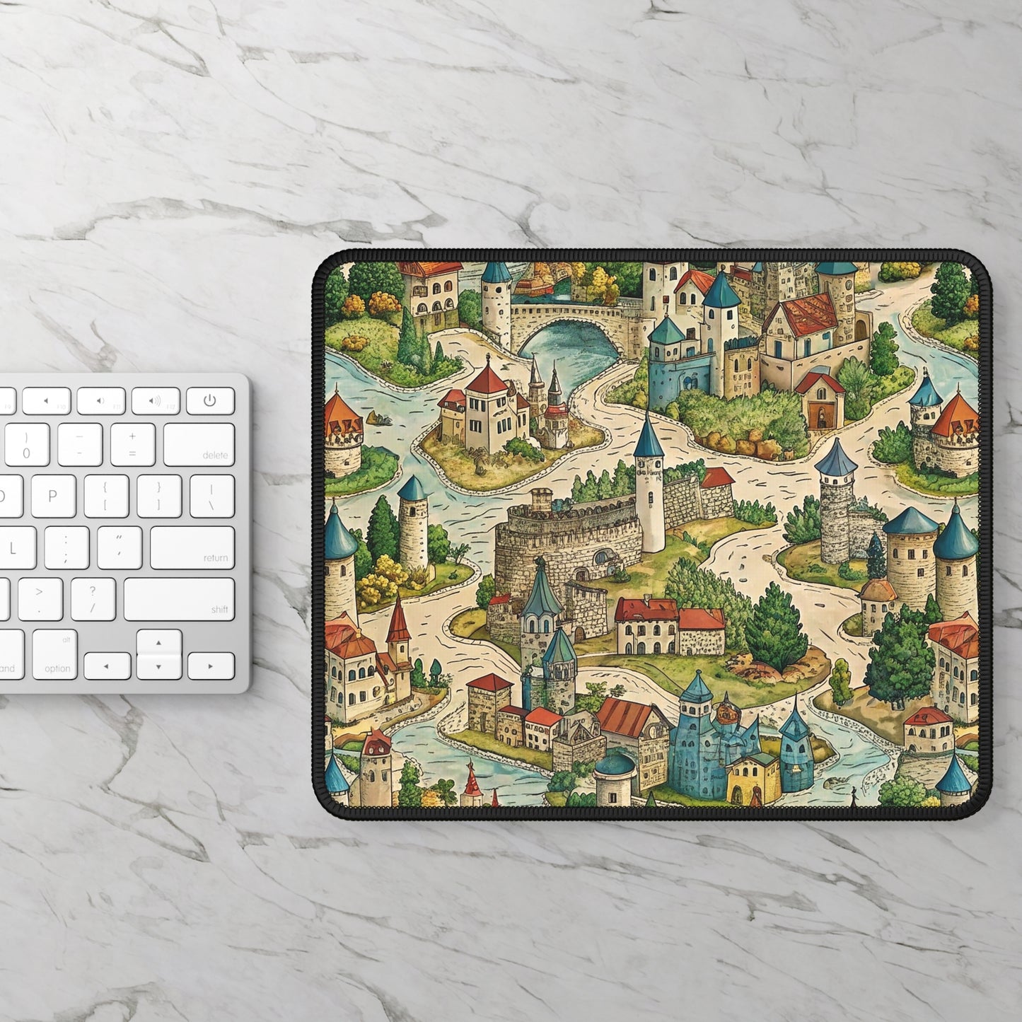 Whimsy Kingdom Mouse Pad – Where Fairytales and Clicks Collide