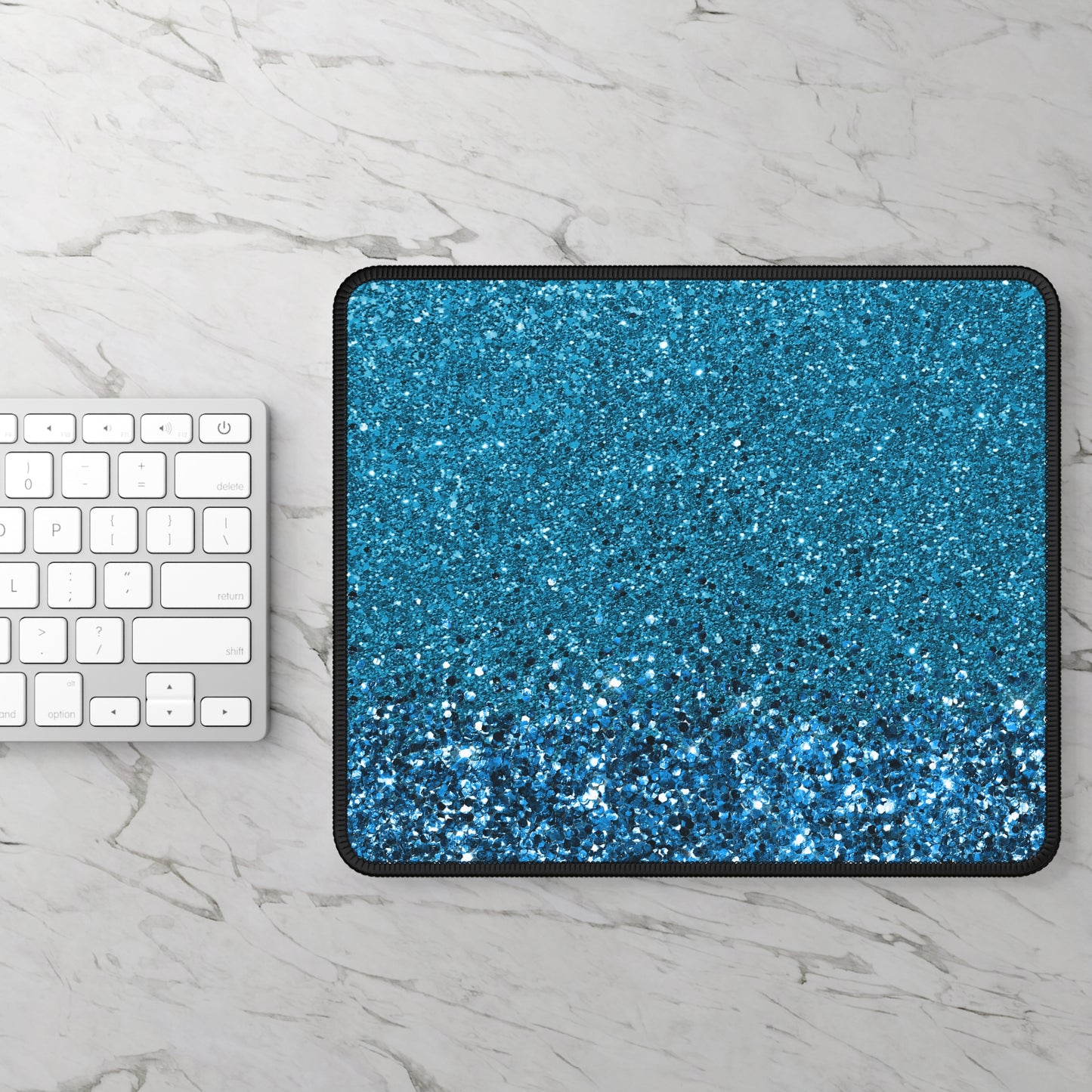 Aqua Blitz Mouse Pad – Bring the Sparkle, Rule the Clicks