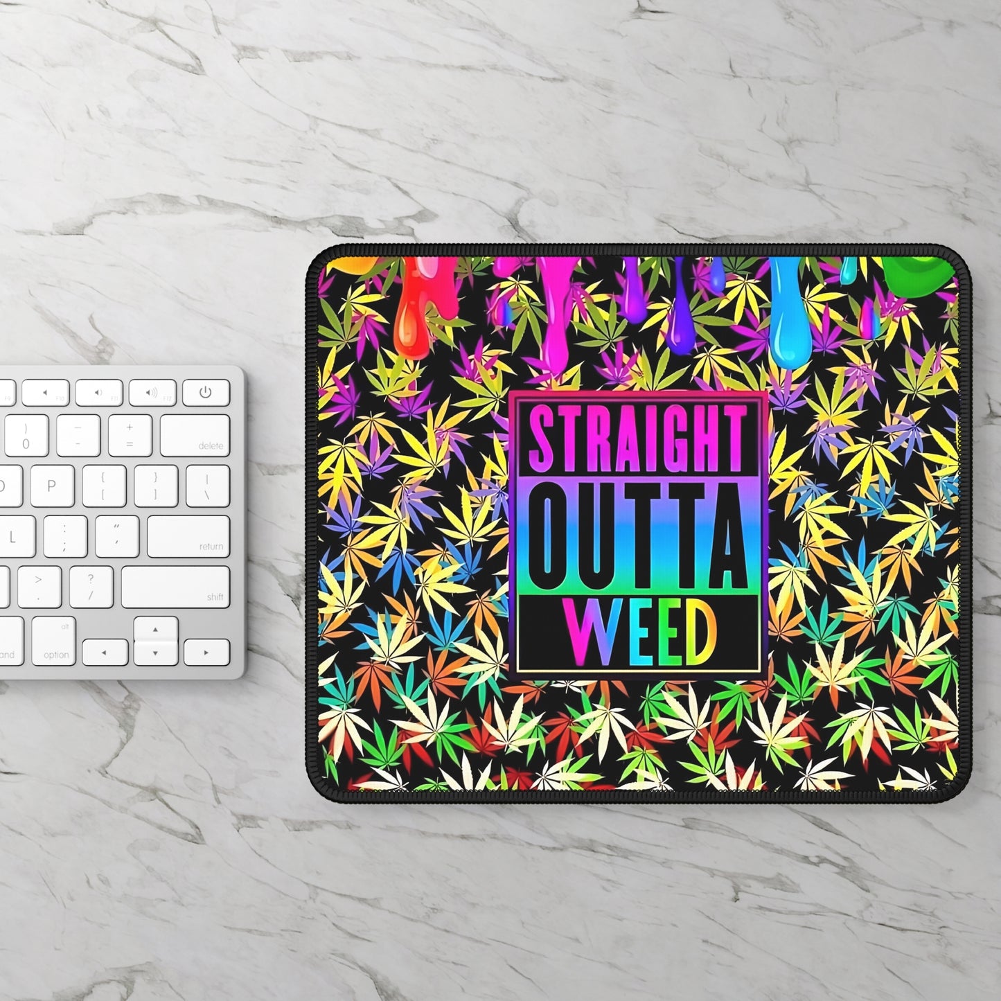 Straight Outta Weed Mouse Pad – High Style, Zero Supply