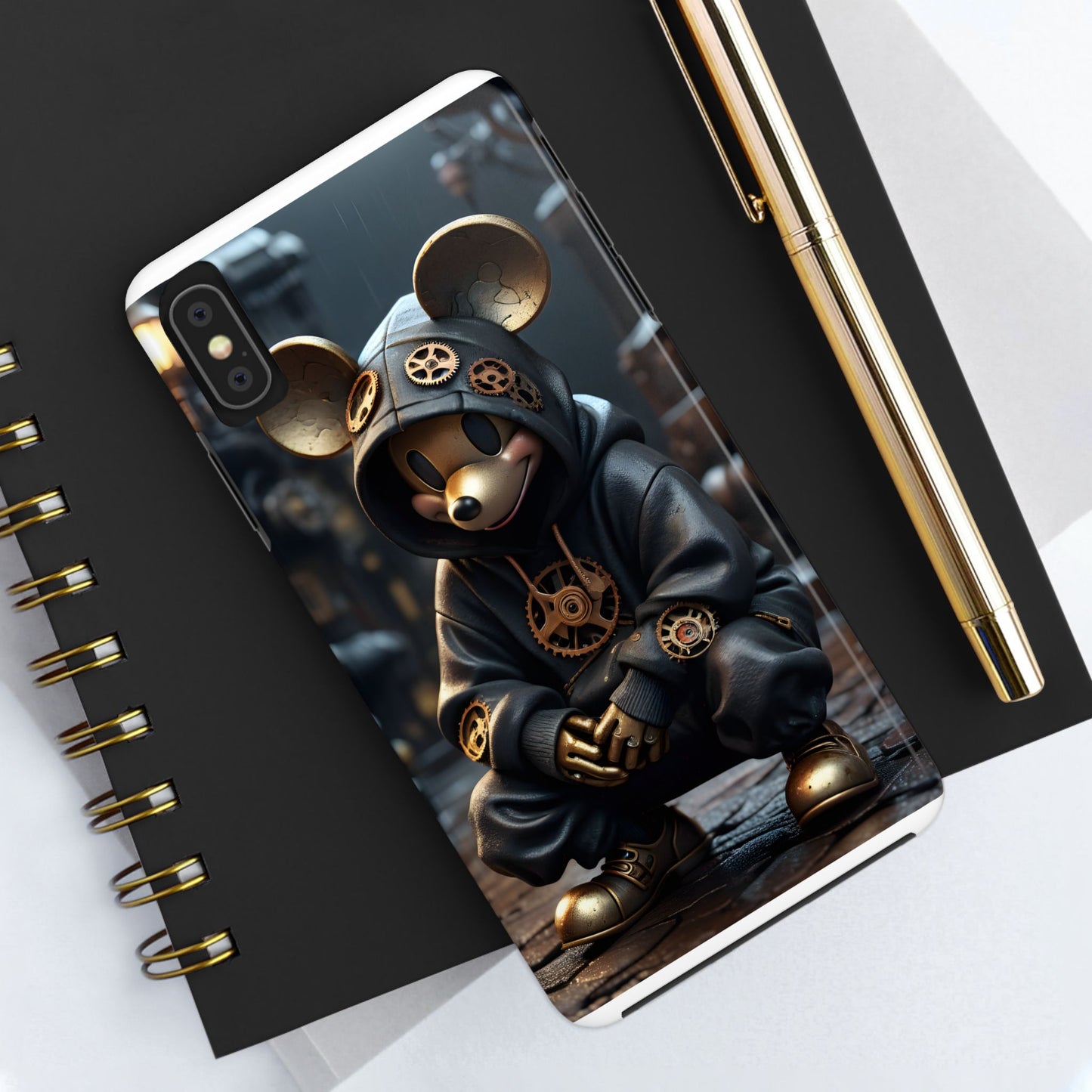 Steampunk Mickey Tough Phone Case - Durable & Stylish Phone Cover