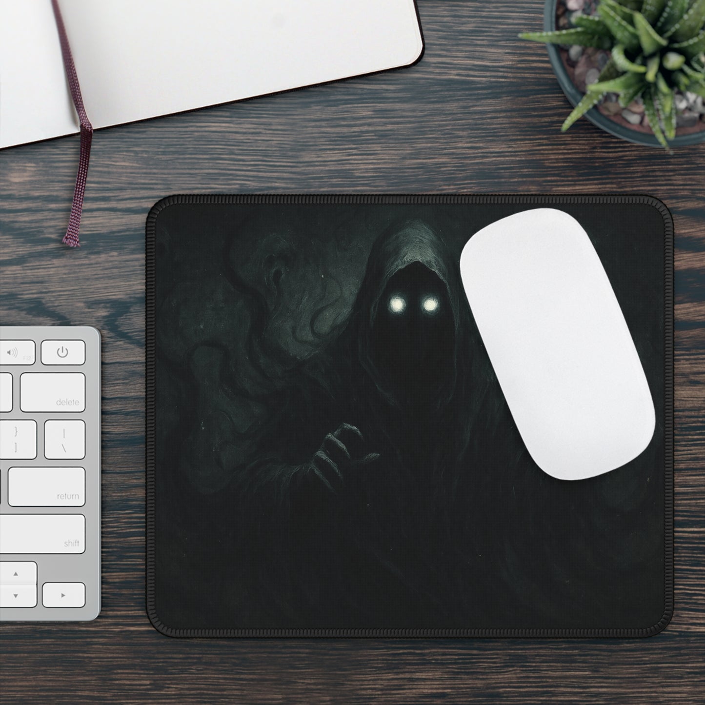 The Soul Stalker Mouse Pad – Lurking in the Shadows of Every Click