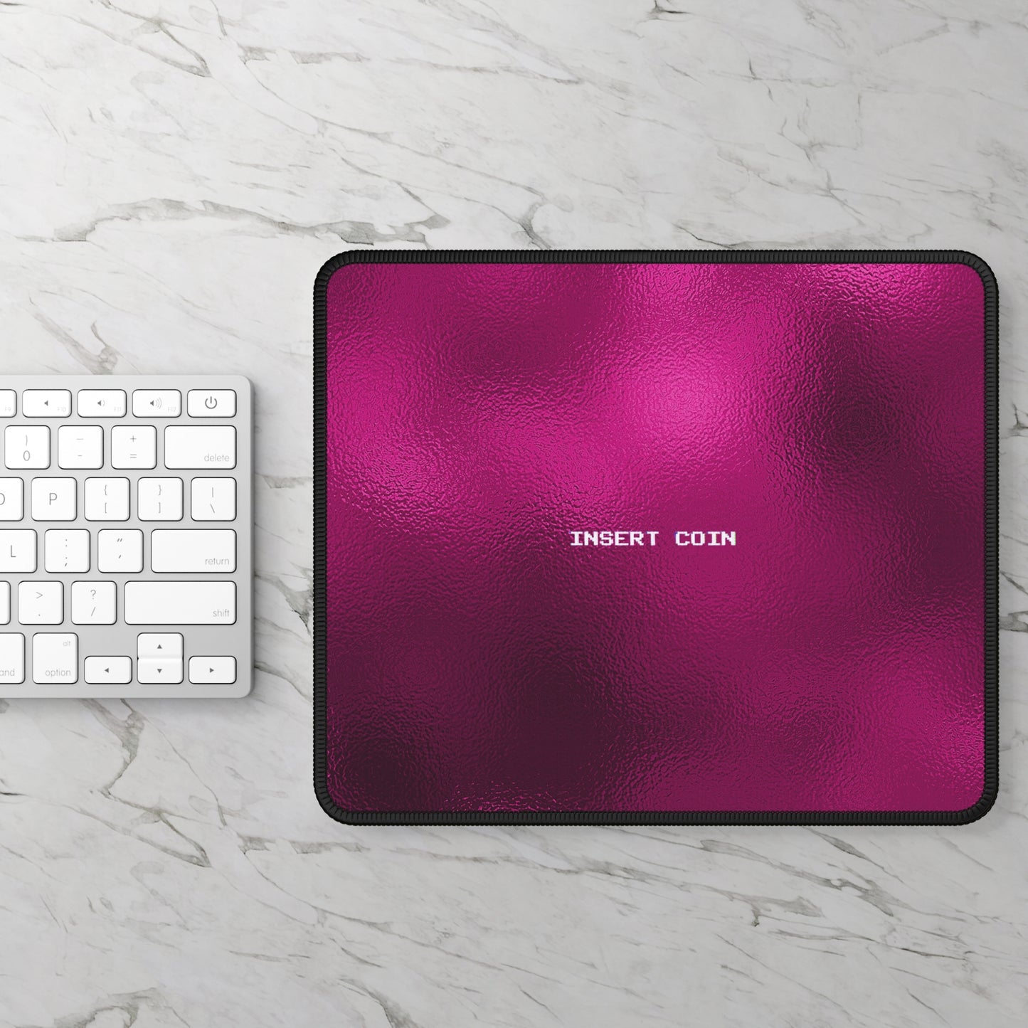 Insert Coin Mouse Pad – Level Up Your Desk, One Click at a Time!