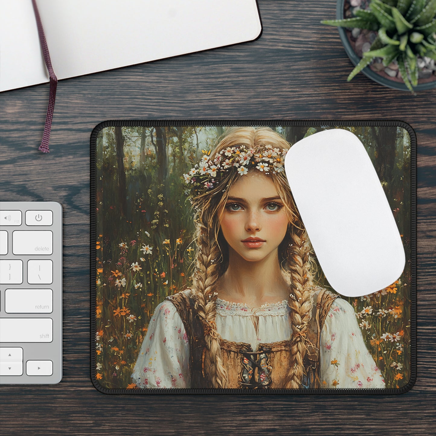 Whispers of the Wildflower II Mouse Pad – Bloom With Every Click