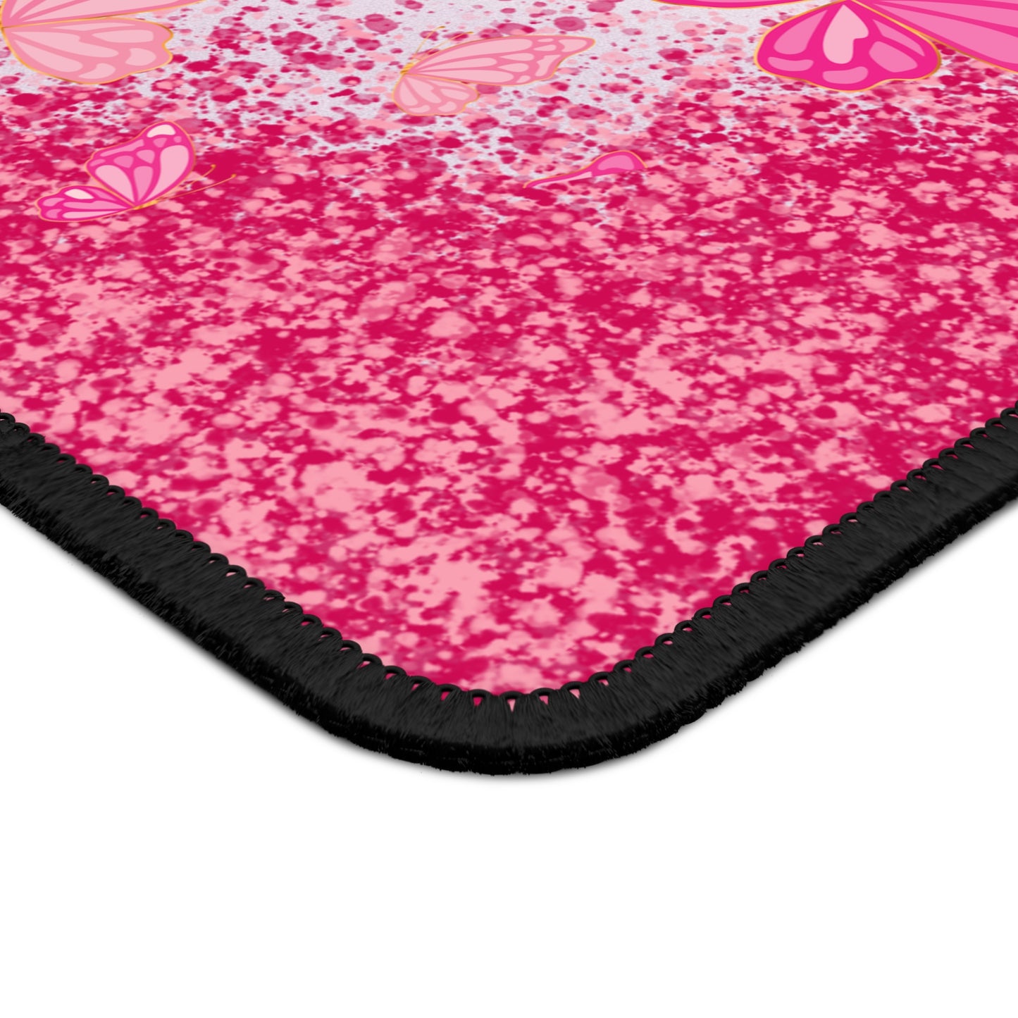 Pink Sparkle Flight Mouse Pad – Flutter with Fierce Style