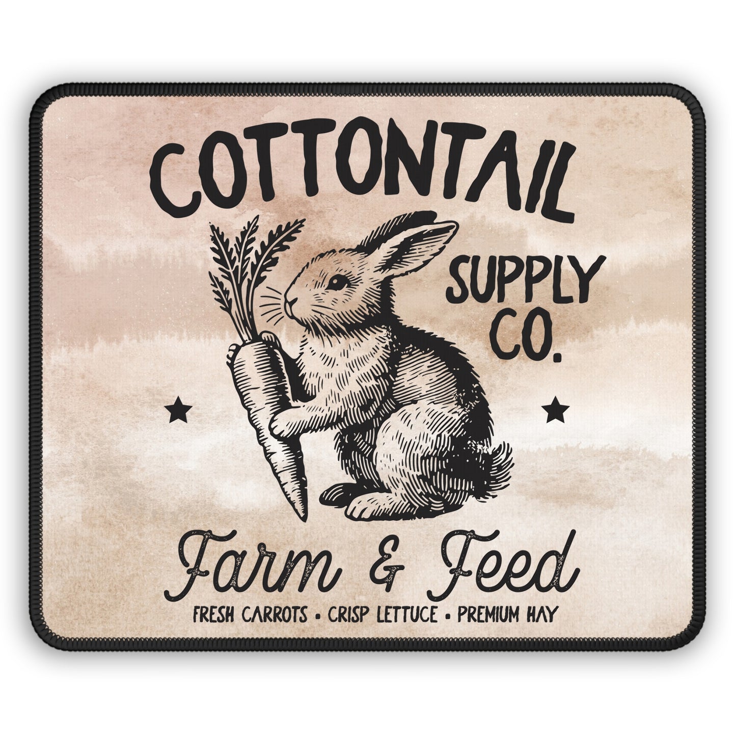 Cottontail Supply Co. Mouse Pad – Where Country Charm Meets Clicks