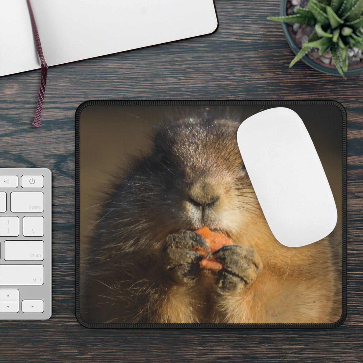Snack Attack Prairie Dog Mouse Pad – Crunch Time, Every Time