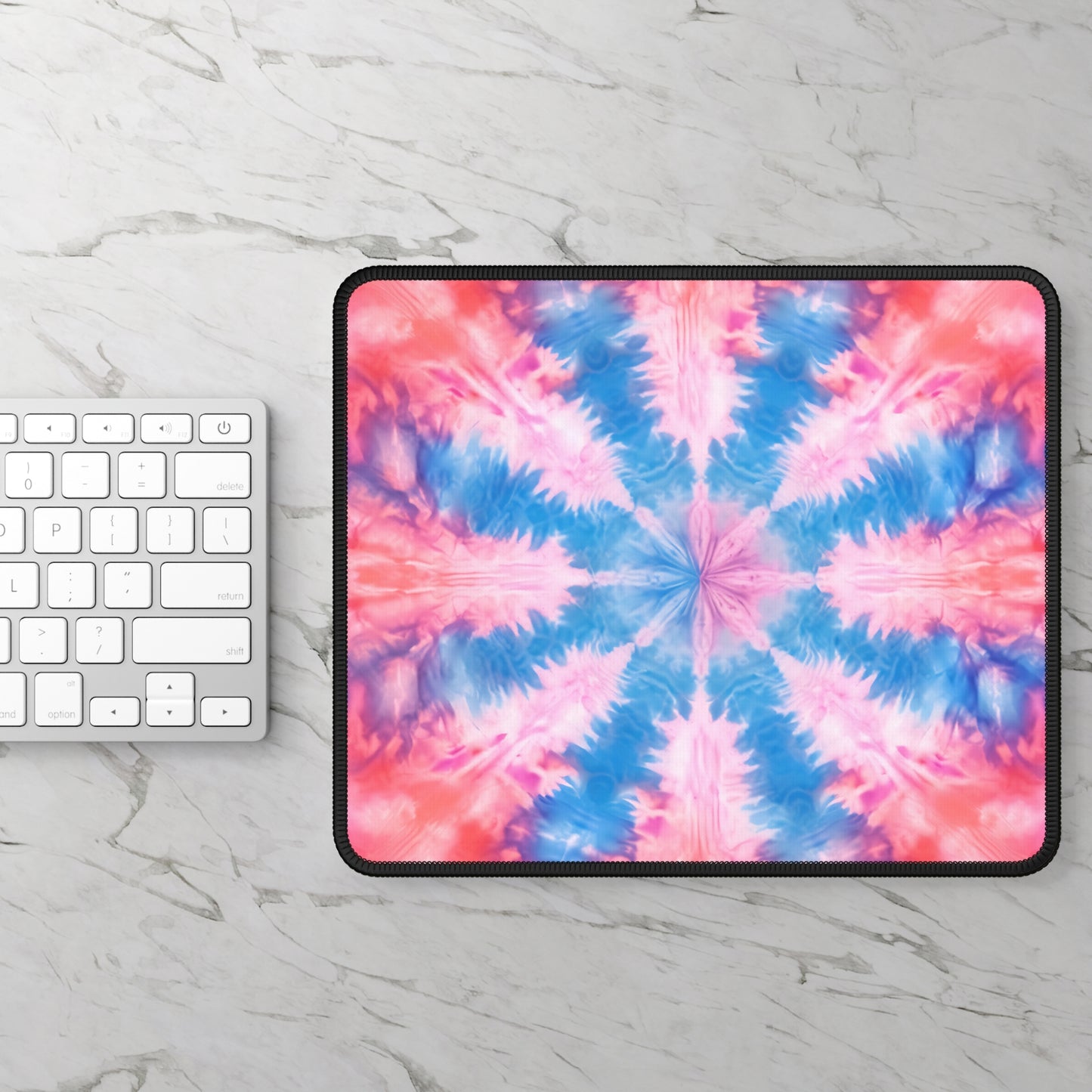 Cotton Candy Bloom Mouse Pad – Sweet Vibes, Sharp Clicks
