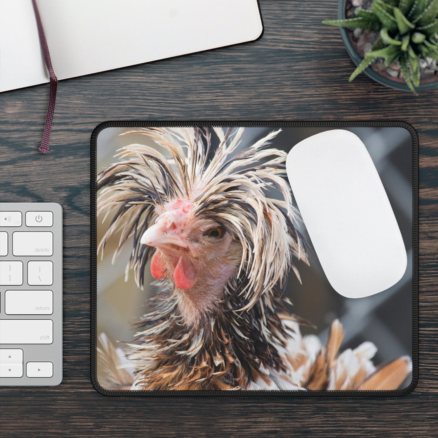 Punk Rock Poultry Mouse Pad – Flock Yeah!