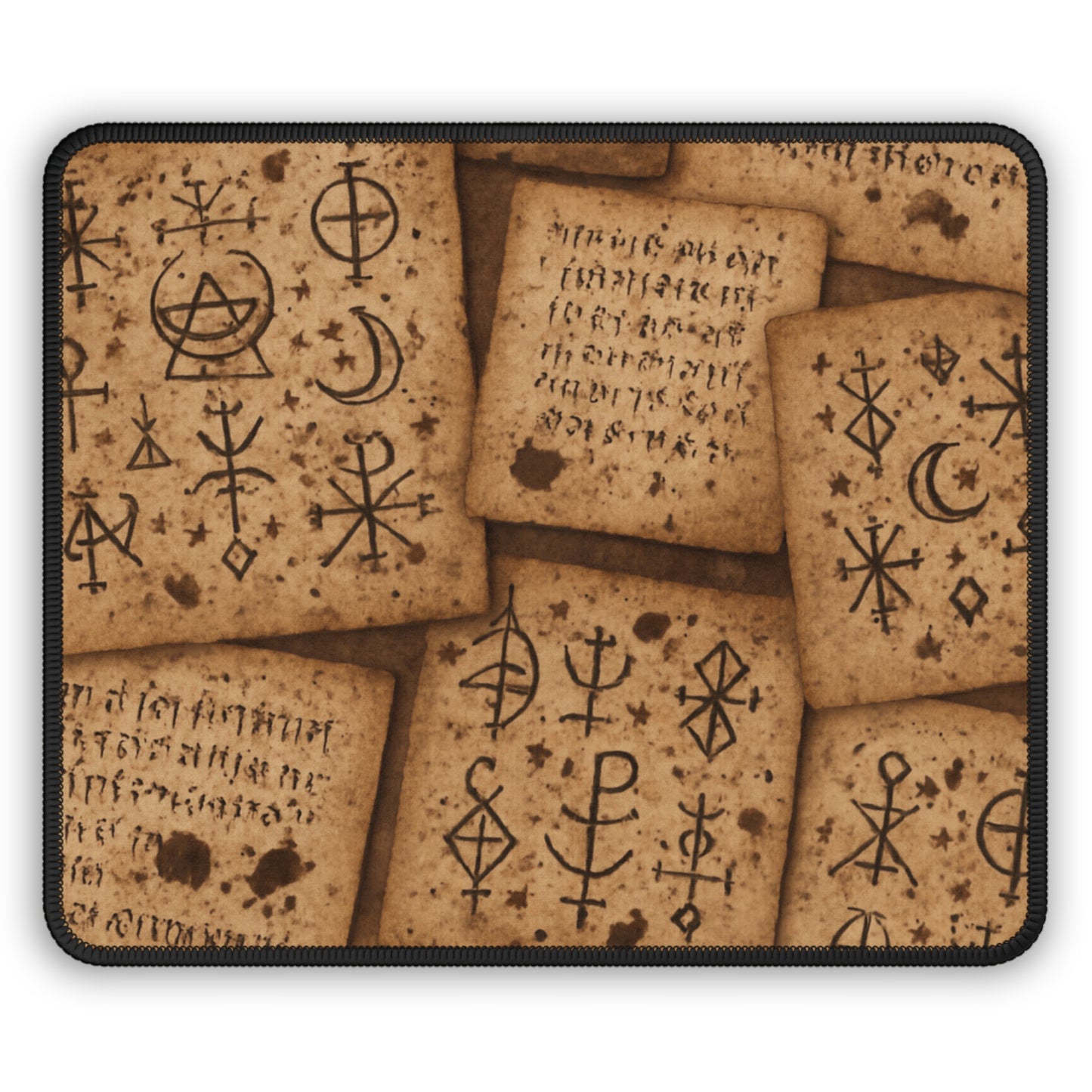 Scrolls of Arcana Mouse Pad – Where Every Symbol Unlocks a Hidden Power!