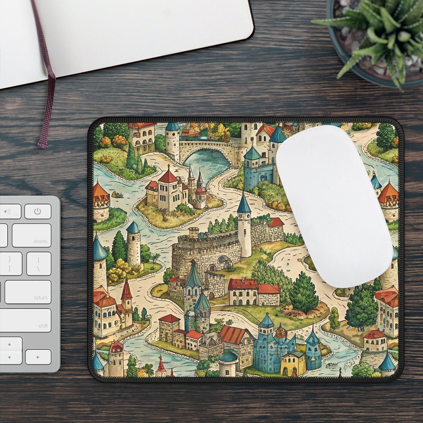 Whimsy Kingdom Mouse Pad – Where Fairytales and Clicks Collide