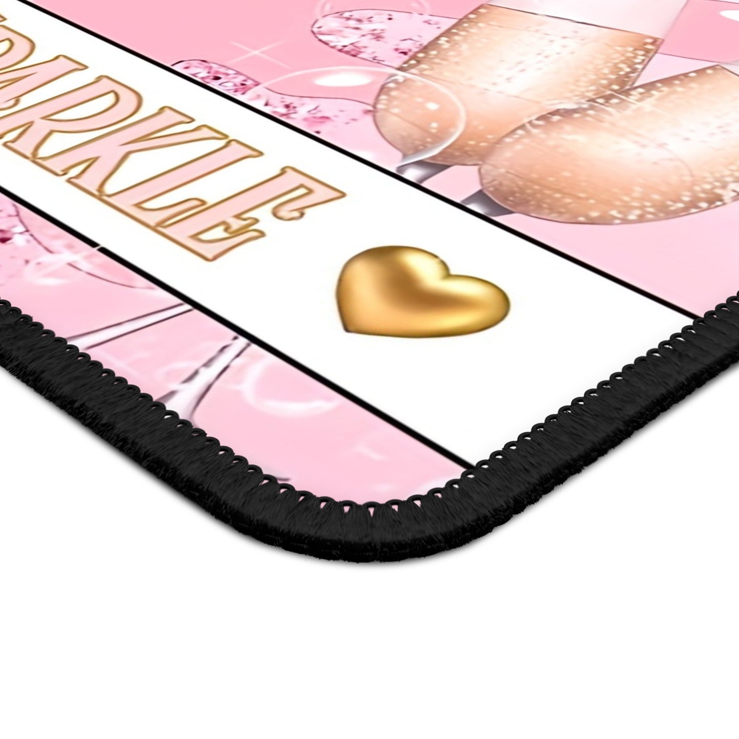Bad B*tch Energy Mouse Pad – Born to Sparkle, Built to Slay ✨🍾