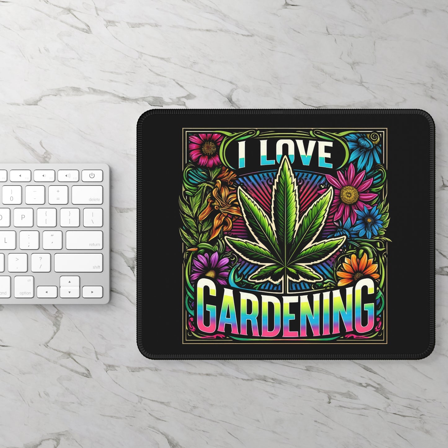 I Love Gardening Mouse Pad – Cultivate Good Vibes at Your Desk!