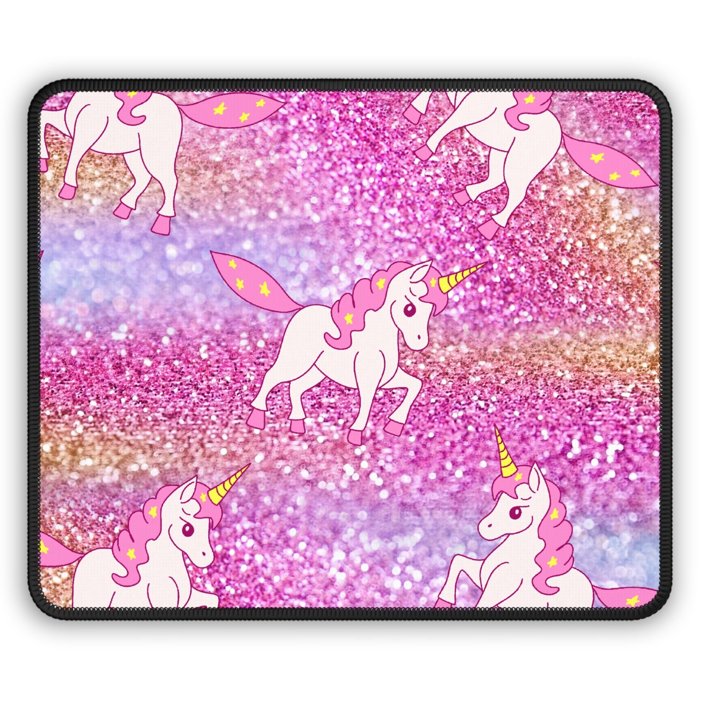 Unicorn Glitter Rush Mouse Pad – Gallop Into Glam & Greatness