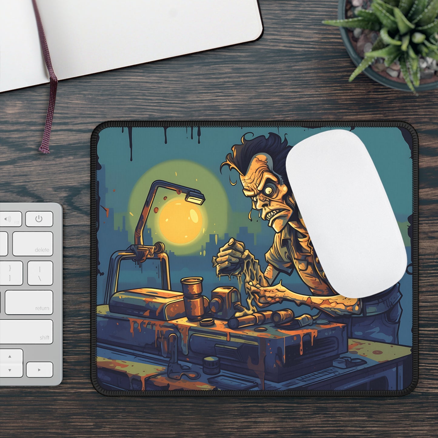 Grease Goblin Mouse Pad – Where Wrenches Meet Weird
