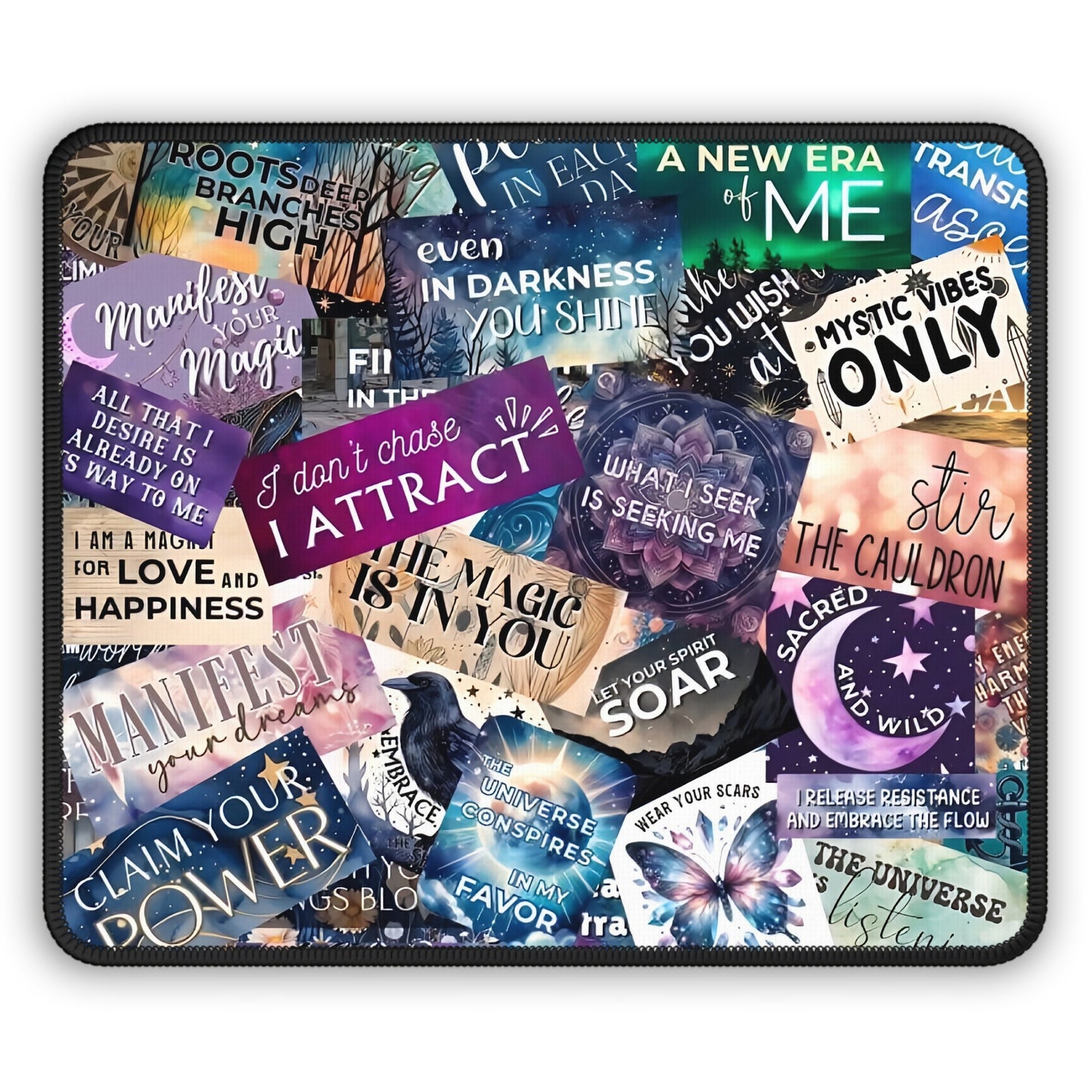Manifest Magic Mouse Pad – Channeling Cosmic Vibes One Click at a Time