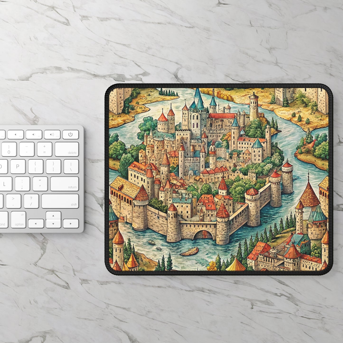 Castle Keep Chronicles Mouse Pad – Defend Your Realm, One Click at a Time
