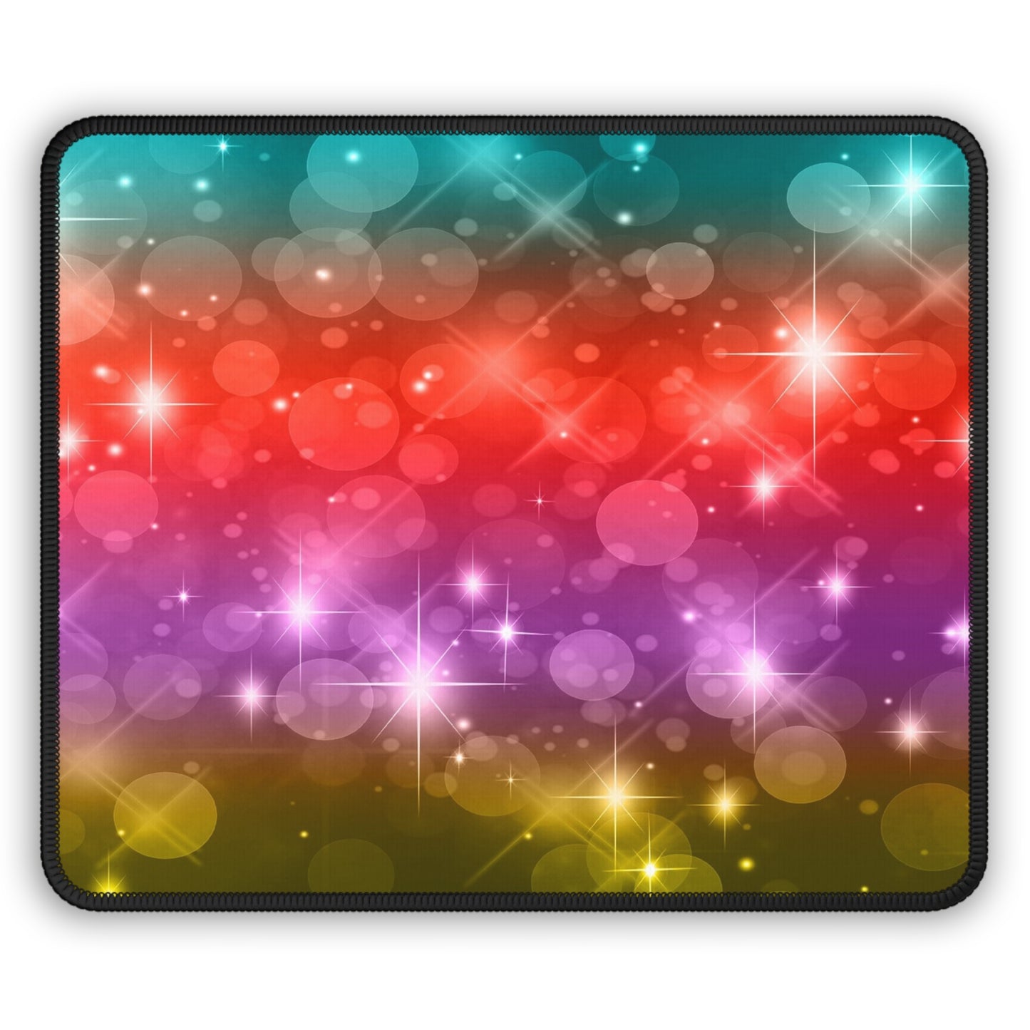 Rainbow Starburst Mouse Pad – Sparkle Like You Mean It!