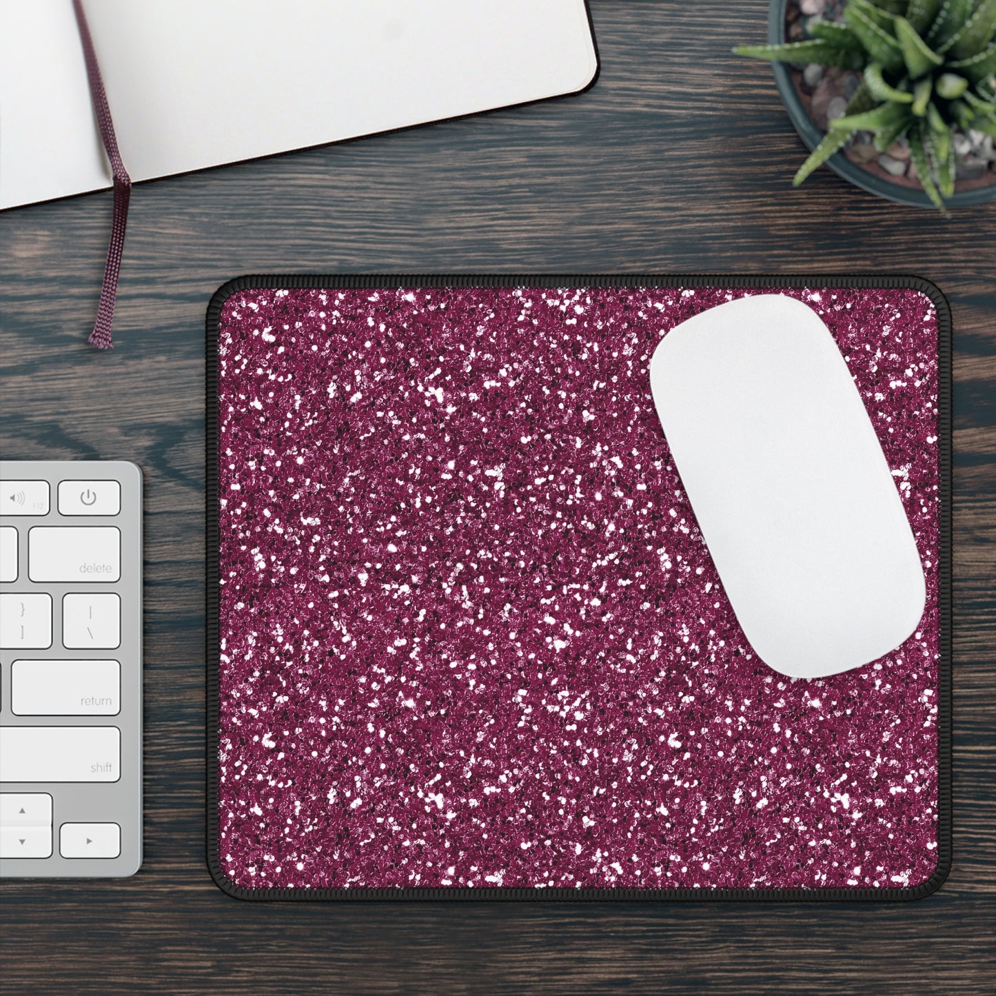 Chunky Glitter Mouse Pad – Sparkle While You Scroll