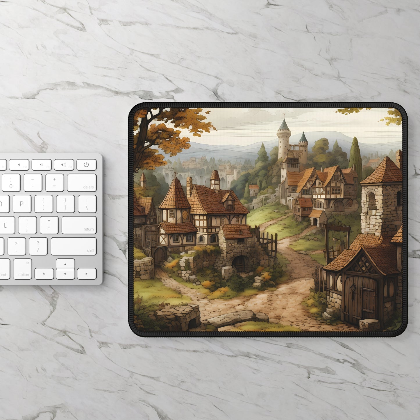 Hearthshire Haven Mouse Pad – Where Your Clicks Call Home