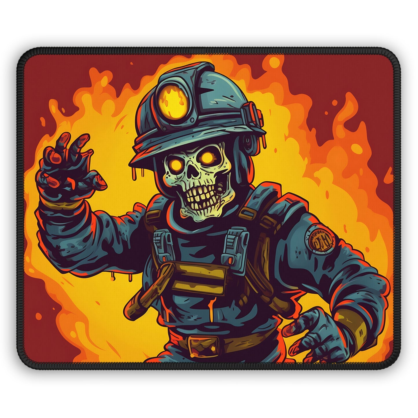Blazing Backdraft Mouse Pad – Too Hot to Die