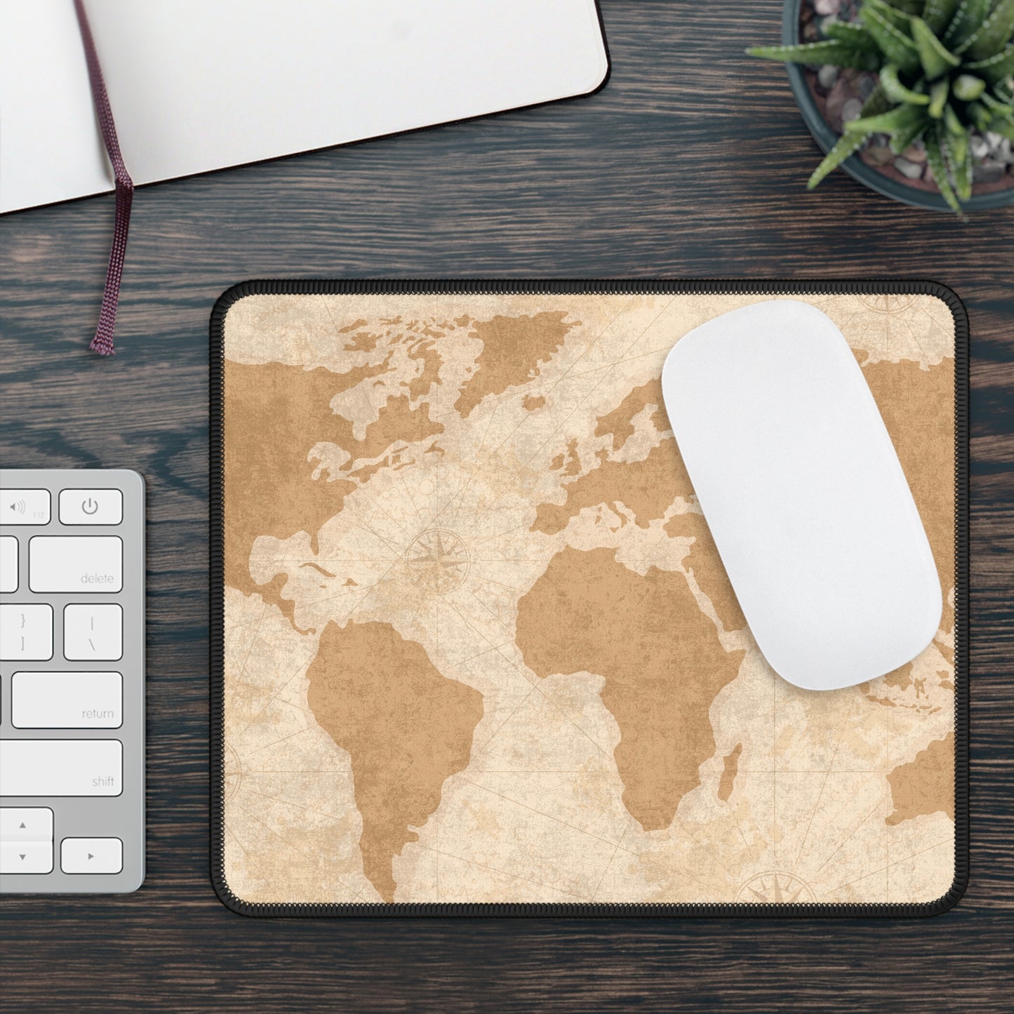 Wanderlust Atlas Mouse Pad – Map Your Next Clickworthy Adventure