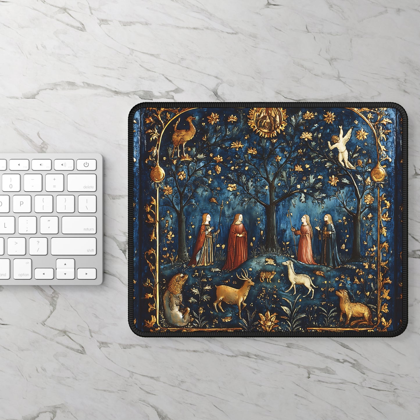 Enchanted Tapestry Mouse Pad – Where Myth Meets Mouse