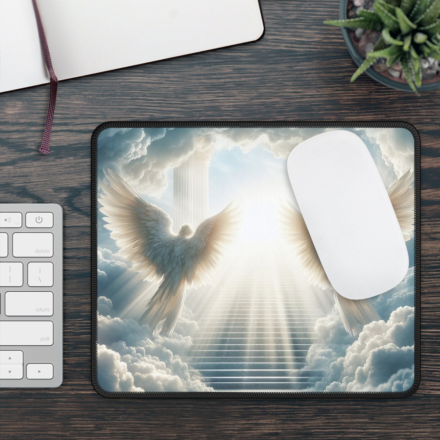 Gatekeepers of Glory Mouse Pad – Guarded by Light. Guided by Peace.