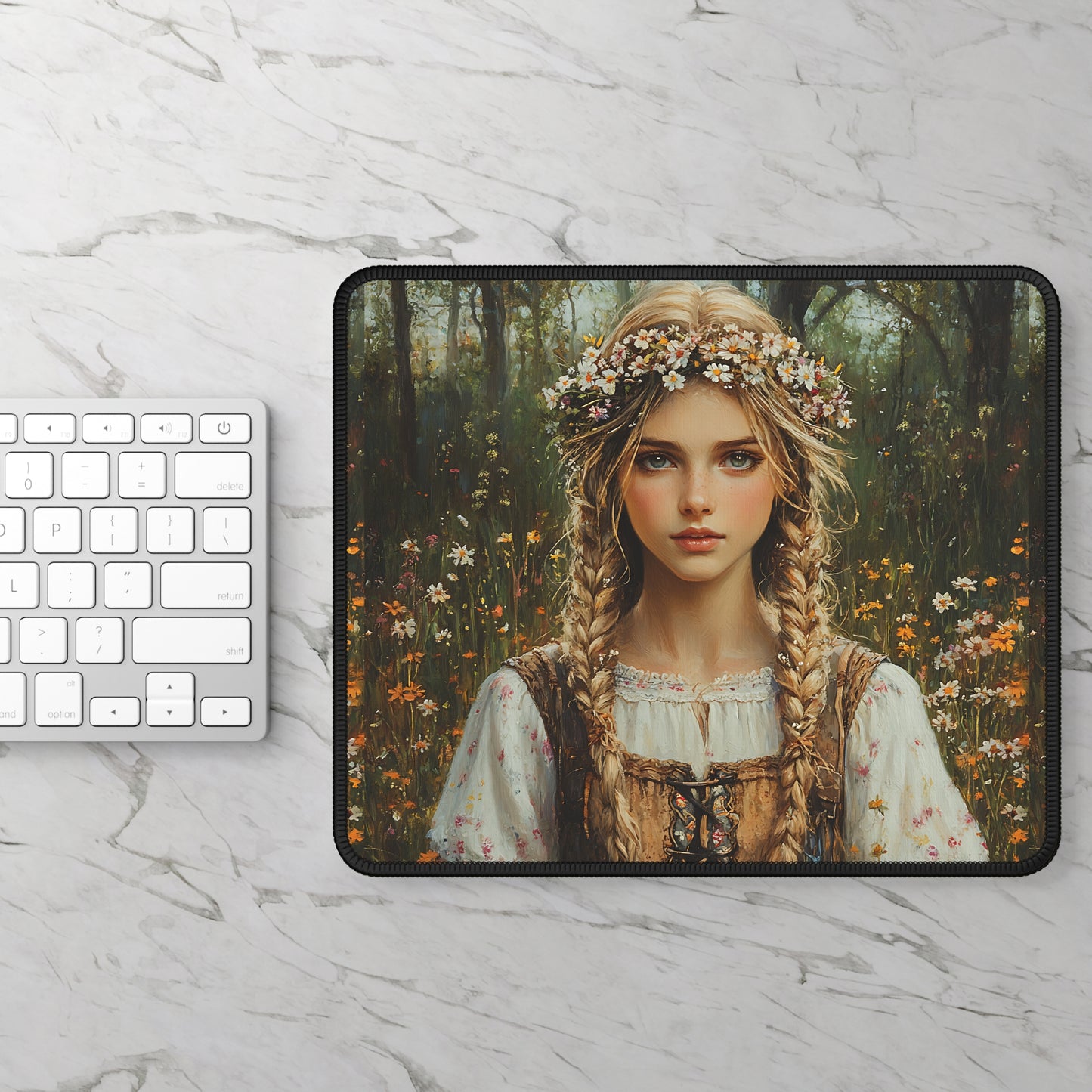 Whispers of the Wildflower II Mouse Pad – Bloom With Every Click