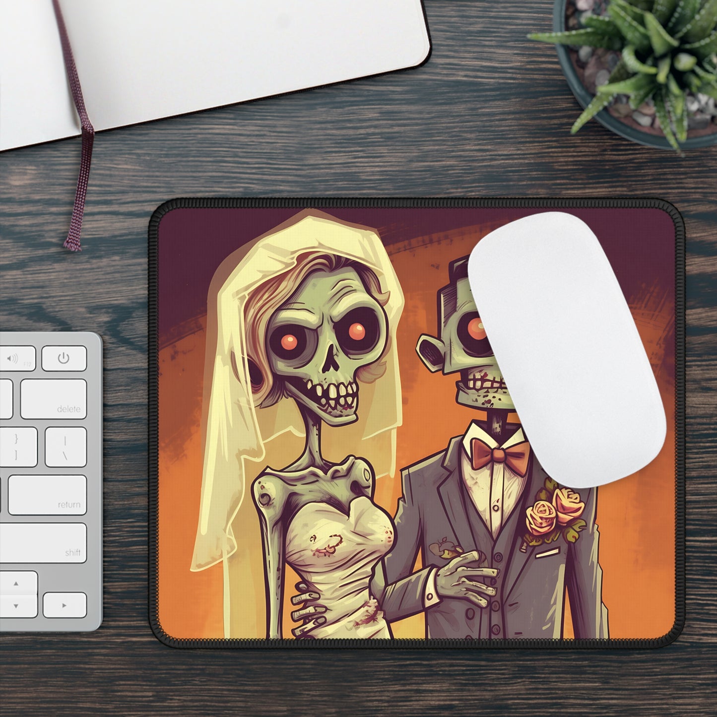 Till Death Did Us Click Mouse Pad – A Love Story to the Bone