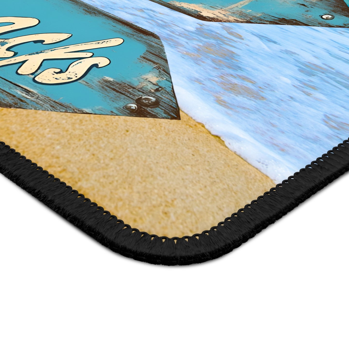 Sunshine, Surf, Snacks Mouse Pad – Your Desk’s New Happy Place