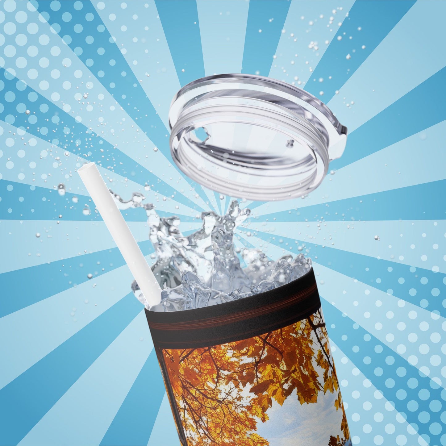Golden Harvest Tumbler – Sip in the Spirit of Fall