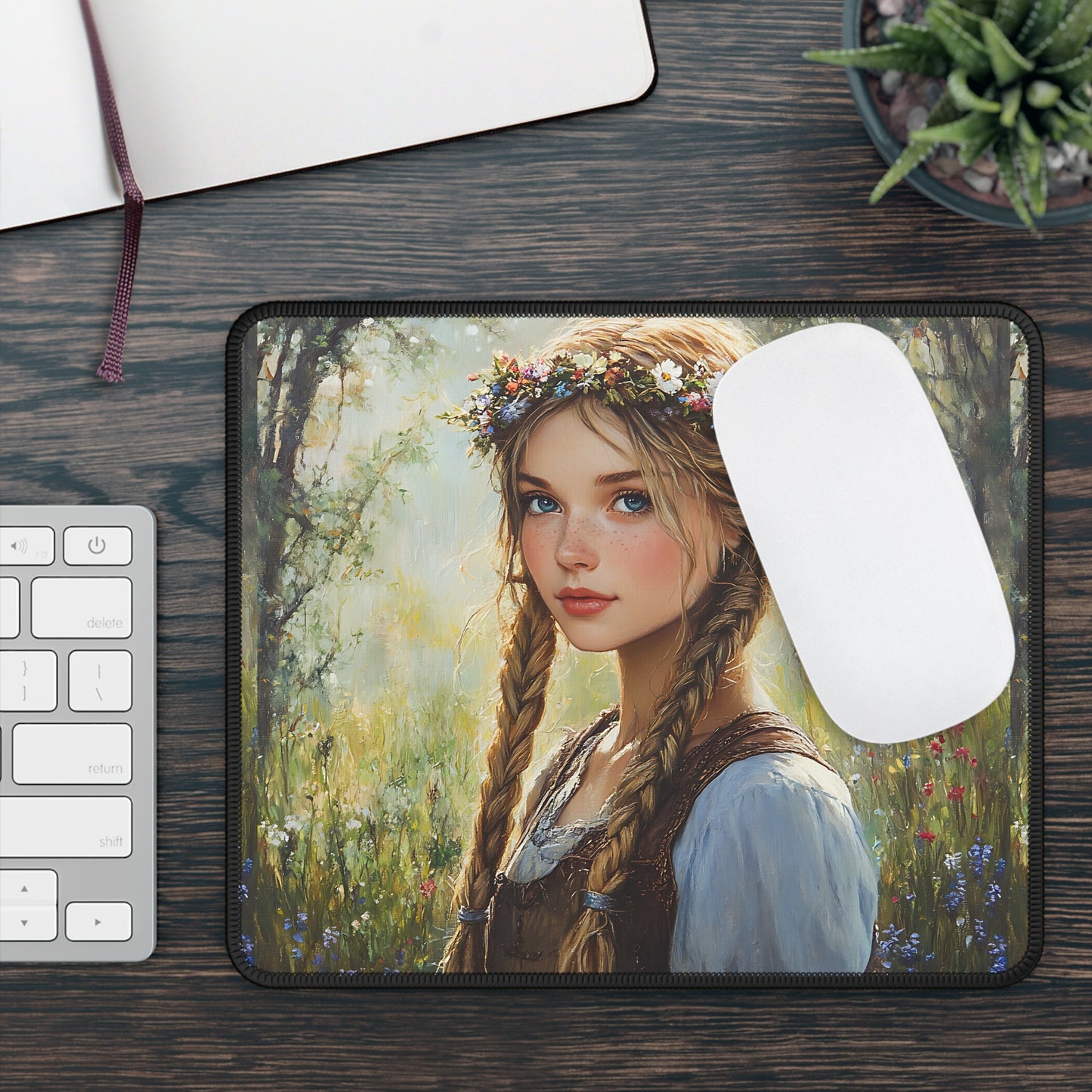 Whispers of the Wildflower Mouse Pad – Where Magic Meets the Moment