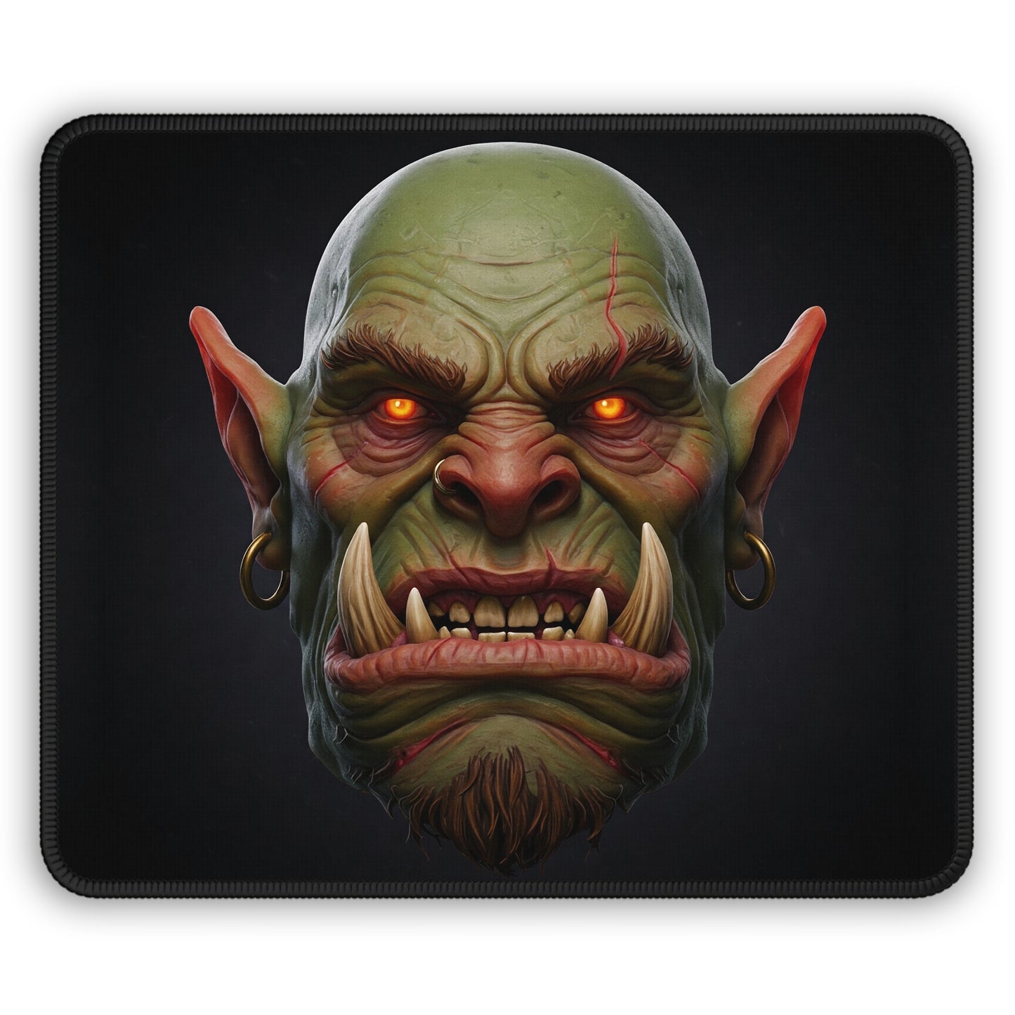 Orc Warlord Mouse Pad – Command Your Desk Like a True Champion!