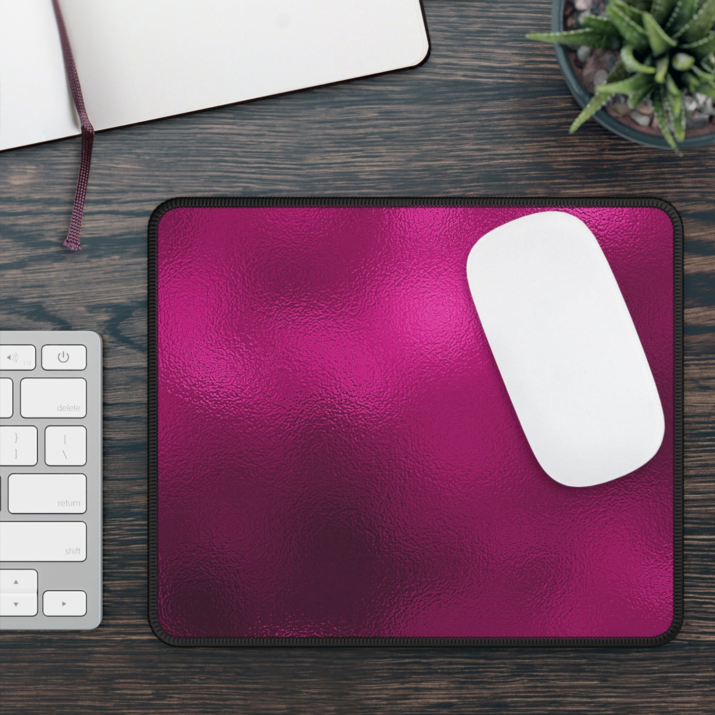 Think Pink Mouse Pad – Bold, Bright, and Ready to Slay!