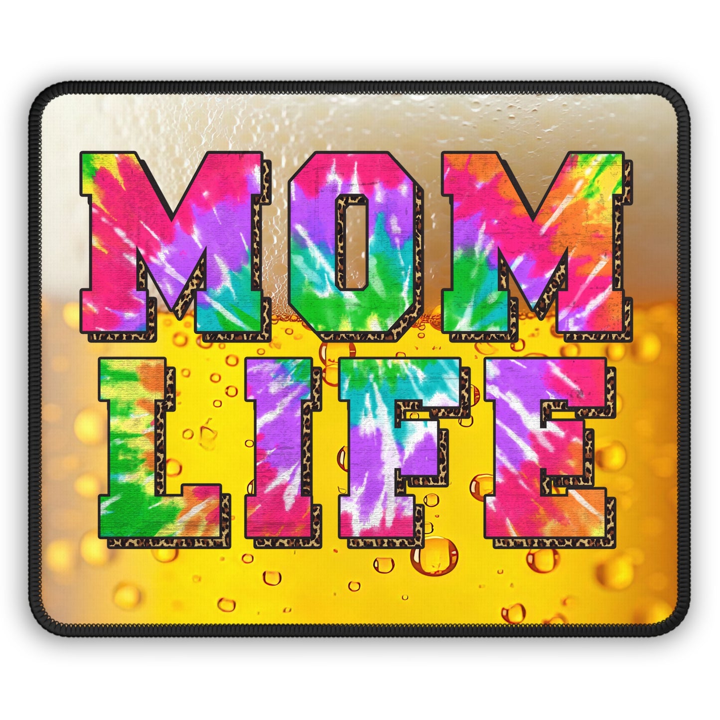 Mom Life Mouse Pad – Chaos, Coffee, and Clicks