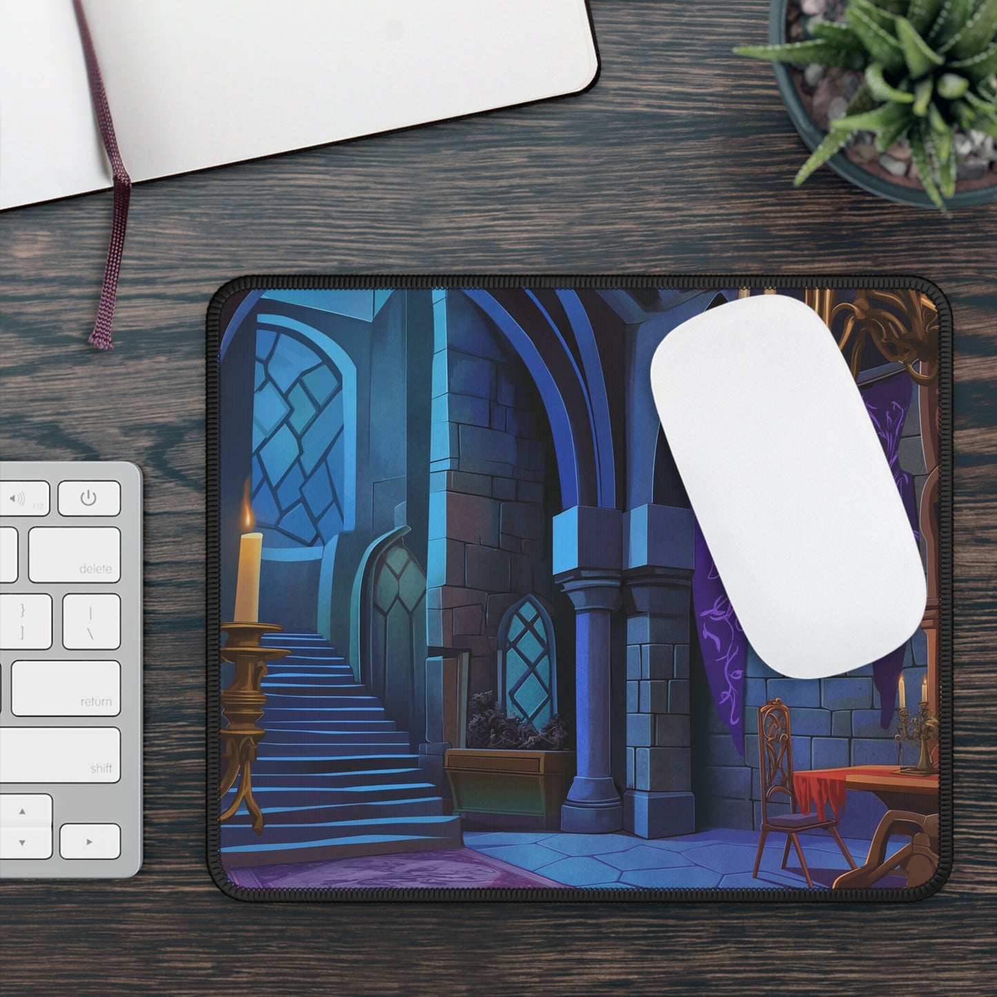 Throne of Shadows Mouse Pad – For Plots, Scrolls, and Secret Schemes