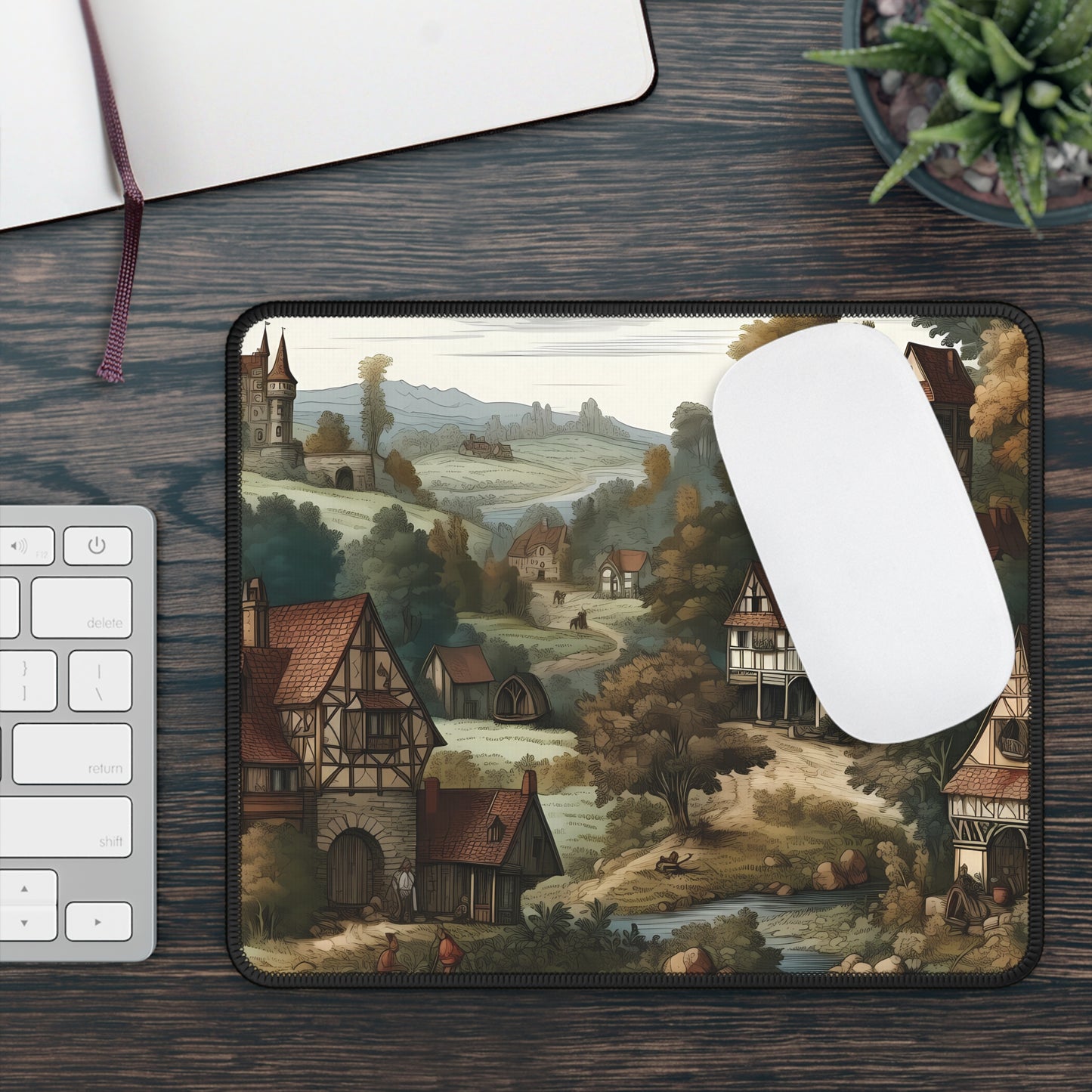 Briarbrook Village Mouse Pad – Where Legends Begin with Every Click