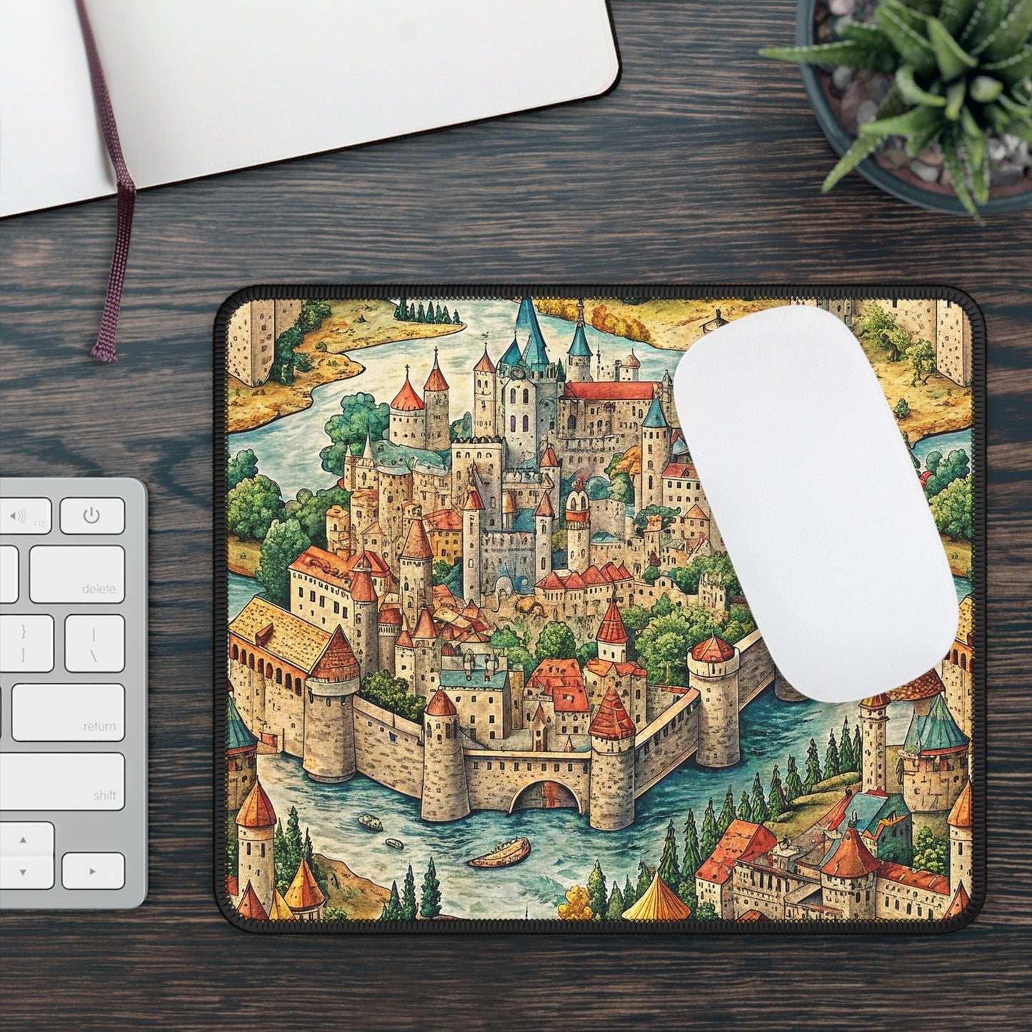 Castle Keep Chronicles Mouse Pad – Defend Your Realm, One Click at a Time
