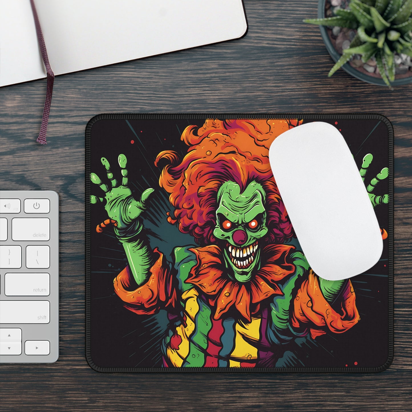Nightmare Under the Big Top Mouse Pad – Where Every Click Sends Chills