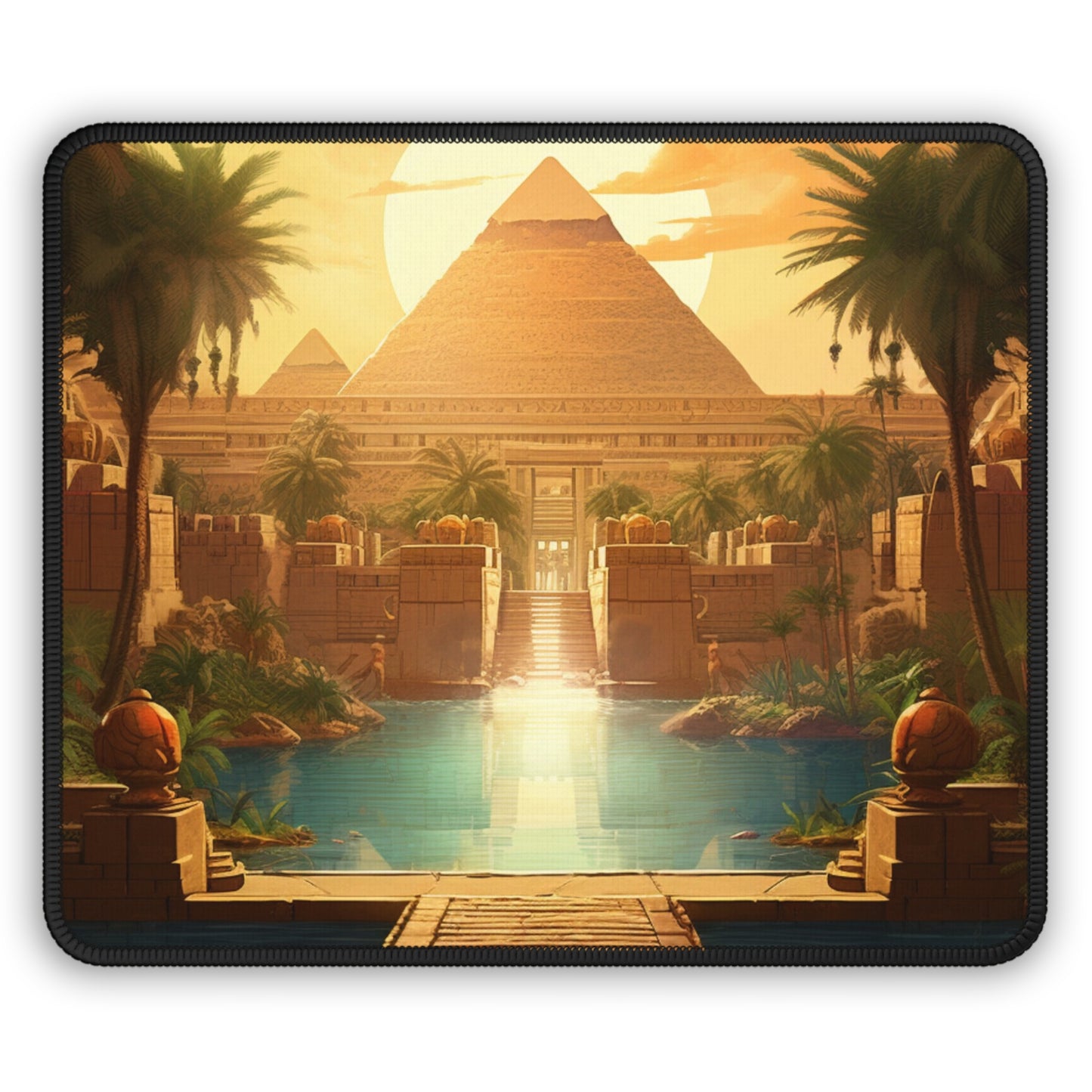 Pyramids of Power Mouse Pad – Unlock Ancient Secrets with Every Click!