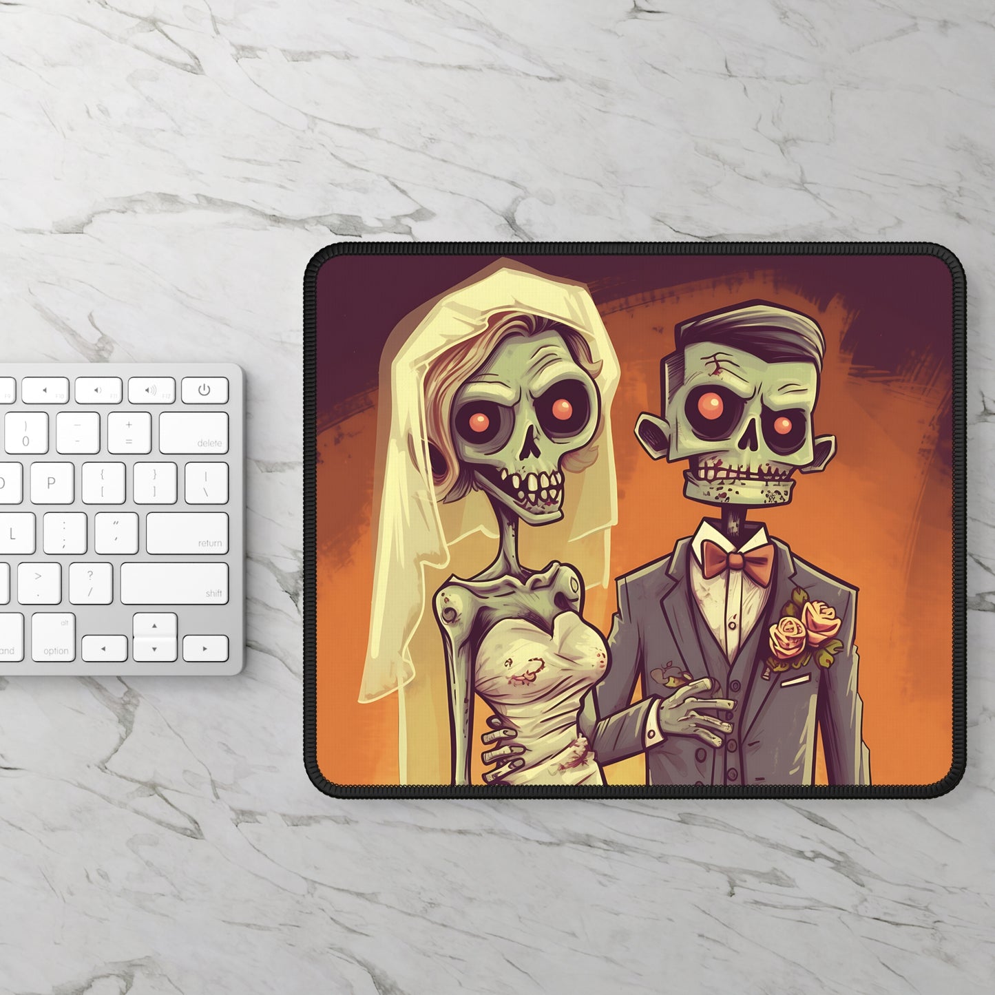 Till Death Did Us Click Mouse Pad – A Love Story to the Bone