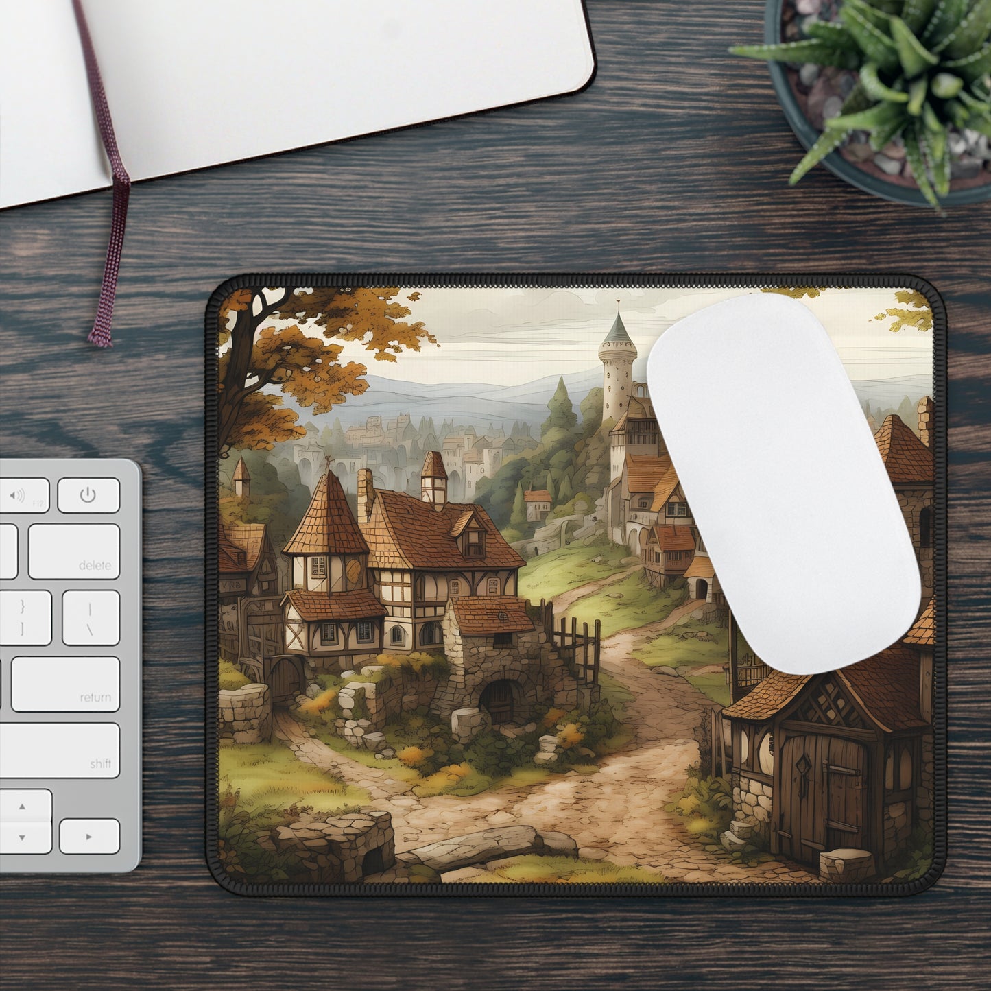 Hearthshire Haven Mouse Pad – Where Your Clicks Call Home