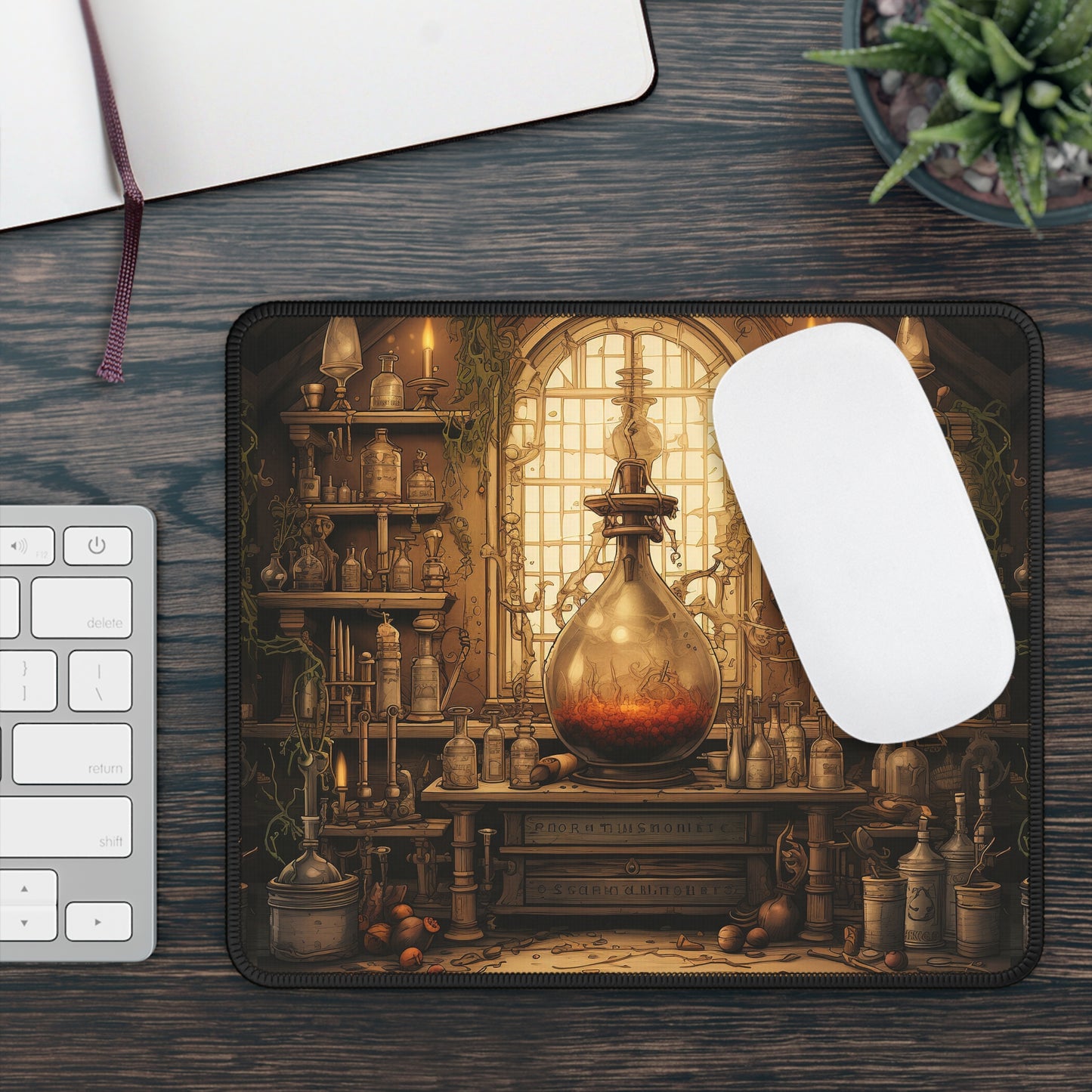 Potion Master's Lab Mouse Pad – Where Every Click Is a Catalyst