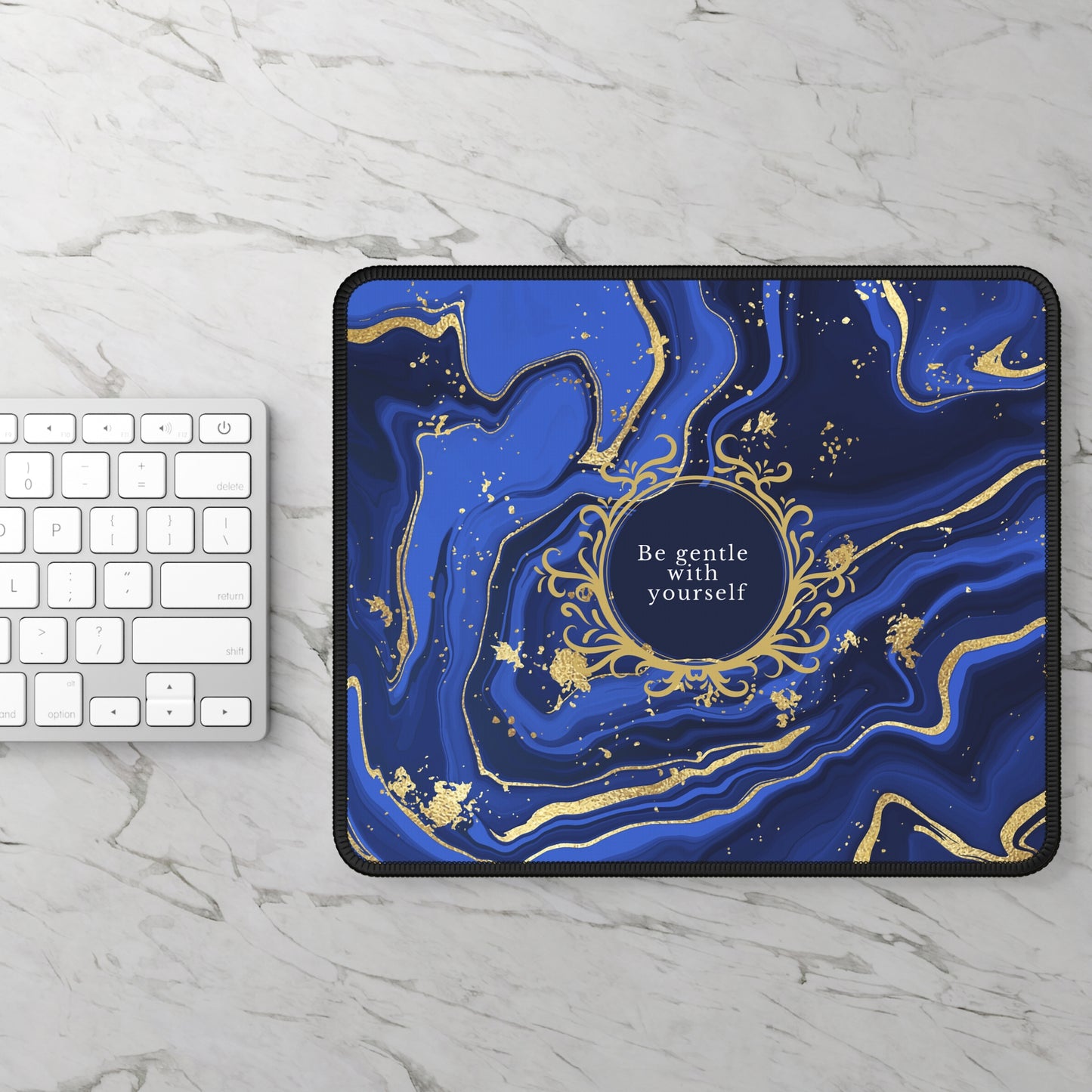 Be Gentle With Yourself Mouse Pad – Elegance Meets Encouragement