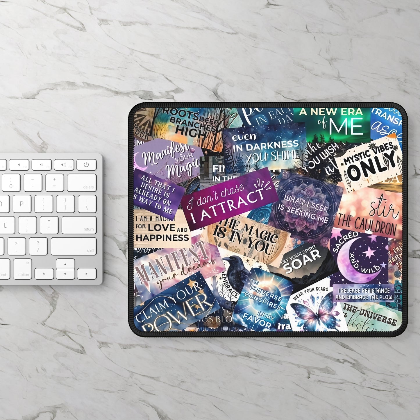 Manifest Magic Mouse Pad – Channeling Cosmic Vibes One Click at a Time