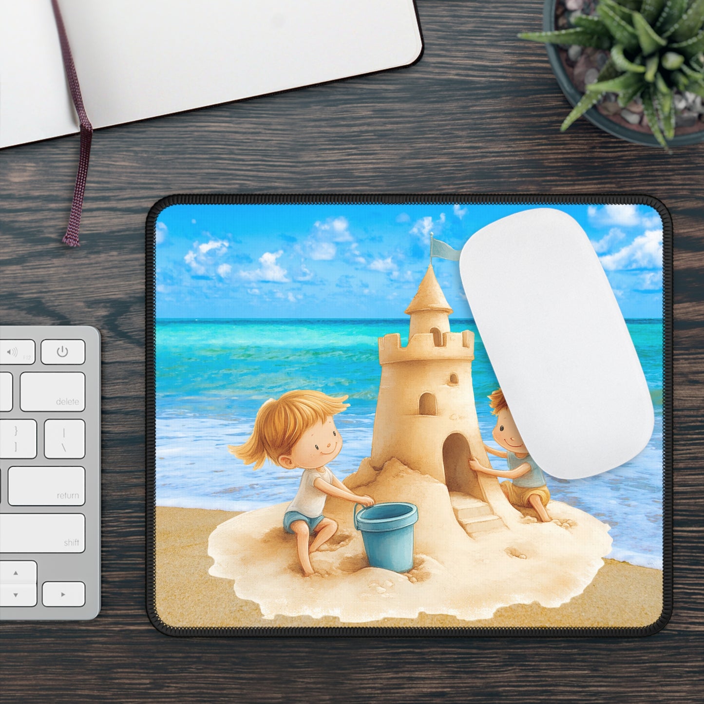 Castle Creators Mouse Pad – Build Your Beachside Daydream