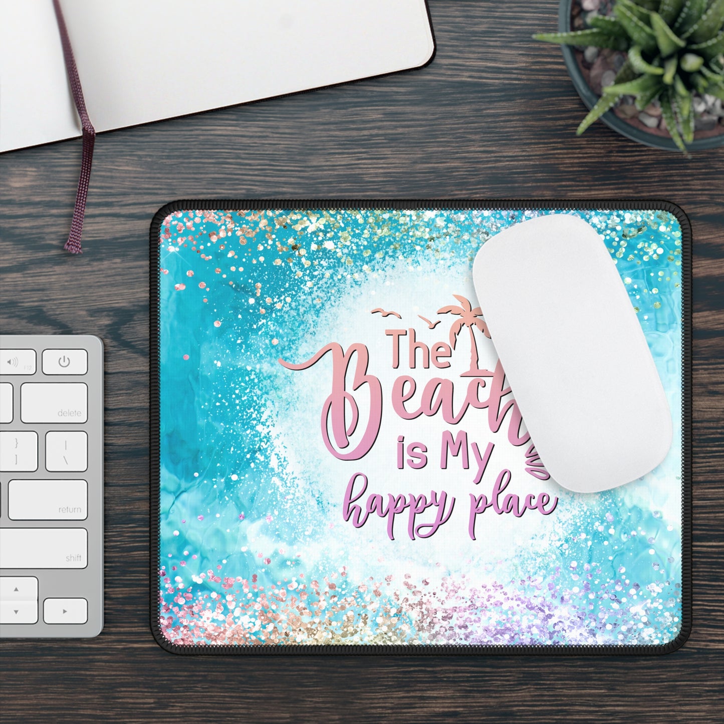 Beach Bliss Mouse Pad – Where Every Click Feels Like a Vacation