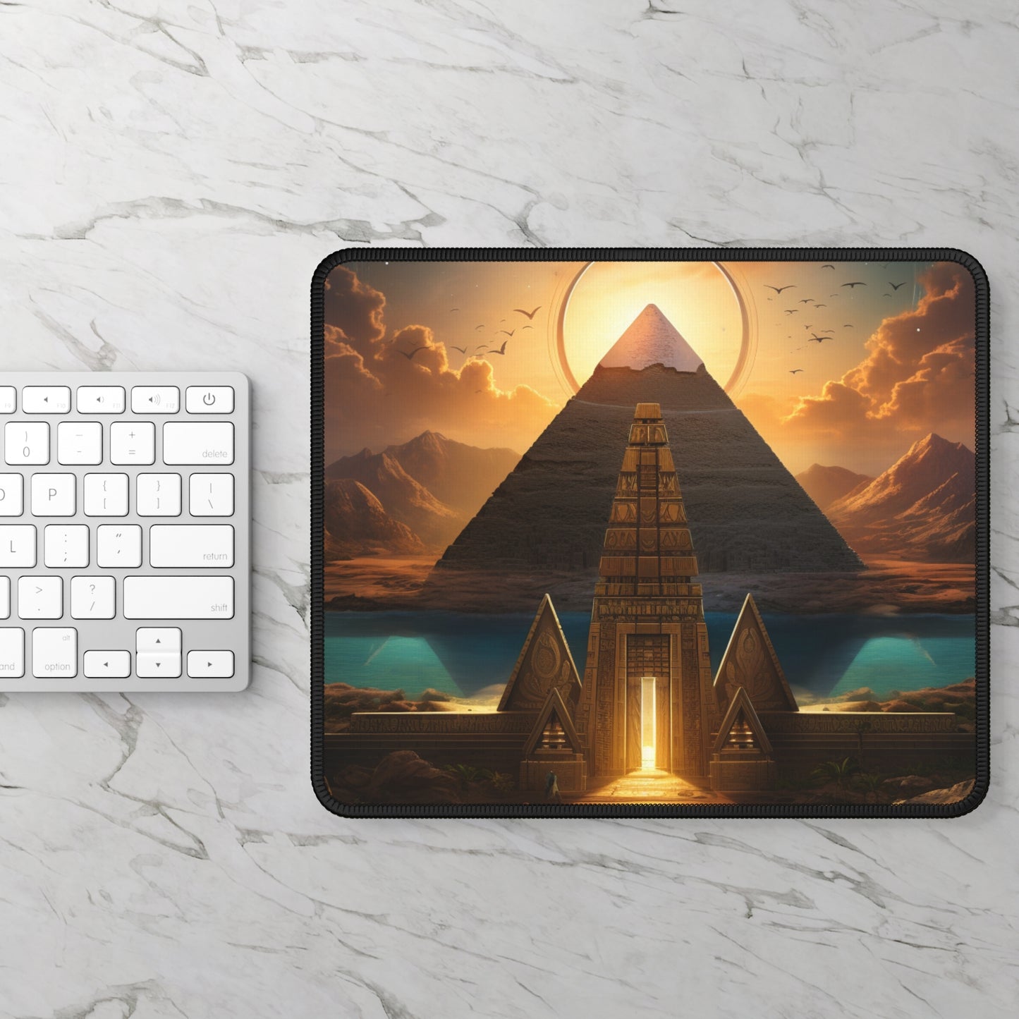 Temple of the Sun Mouse Pad – Step Into the Realm of Legends!